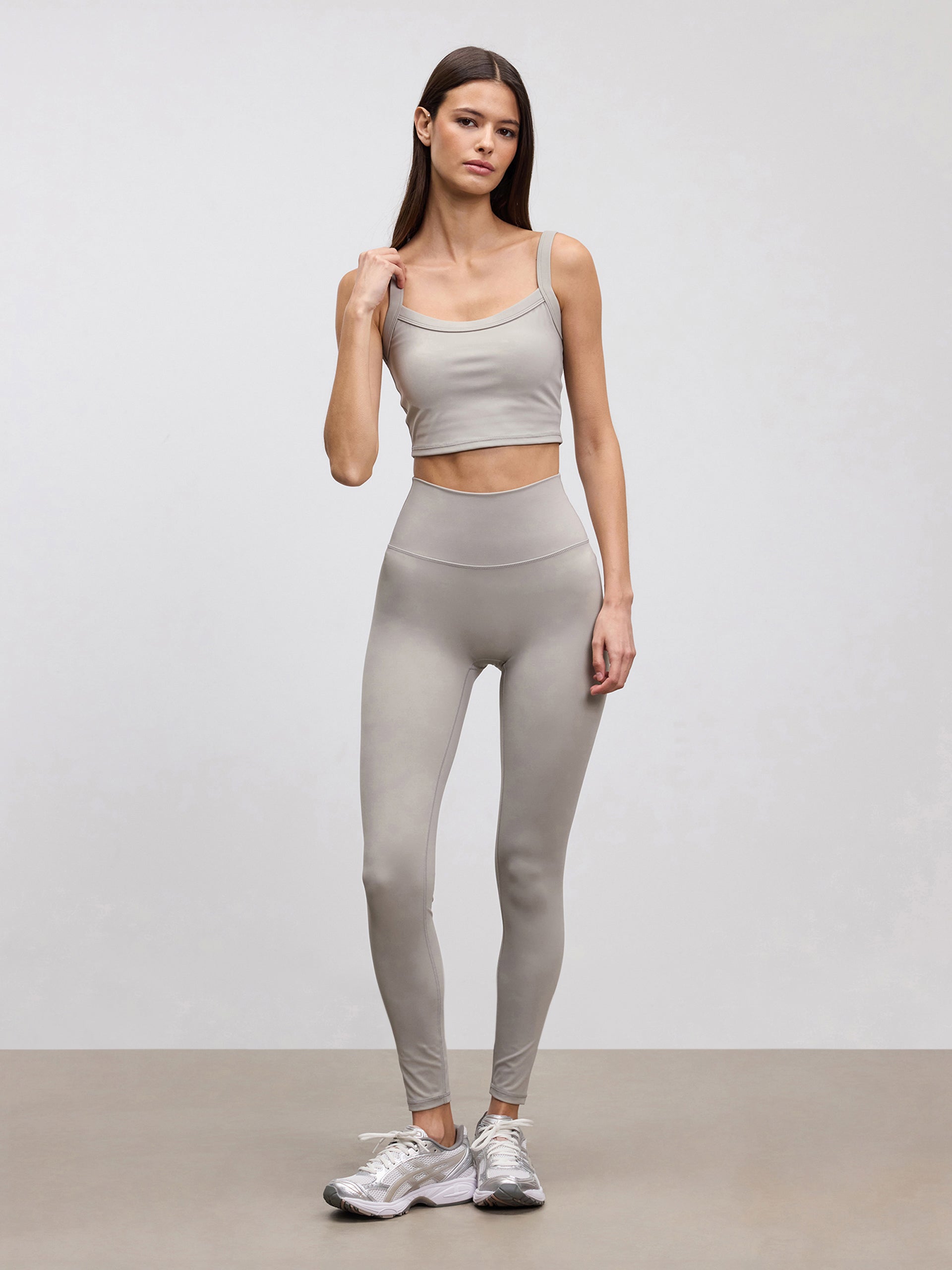 Womens Active Legging in Stone