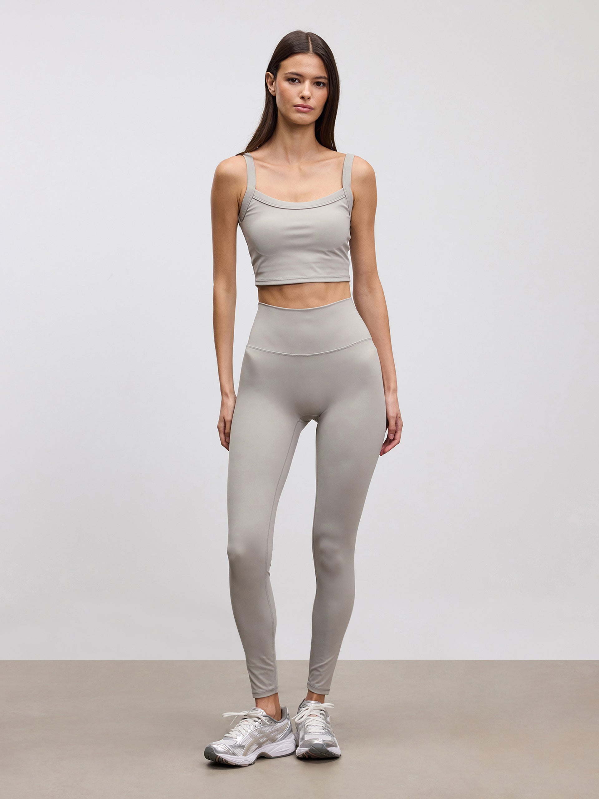 Womens Active Legging in Stone