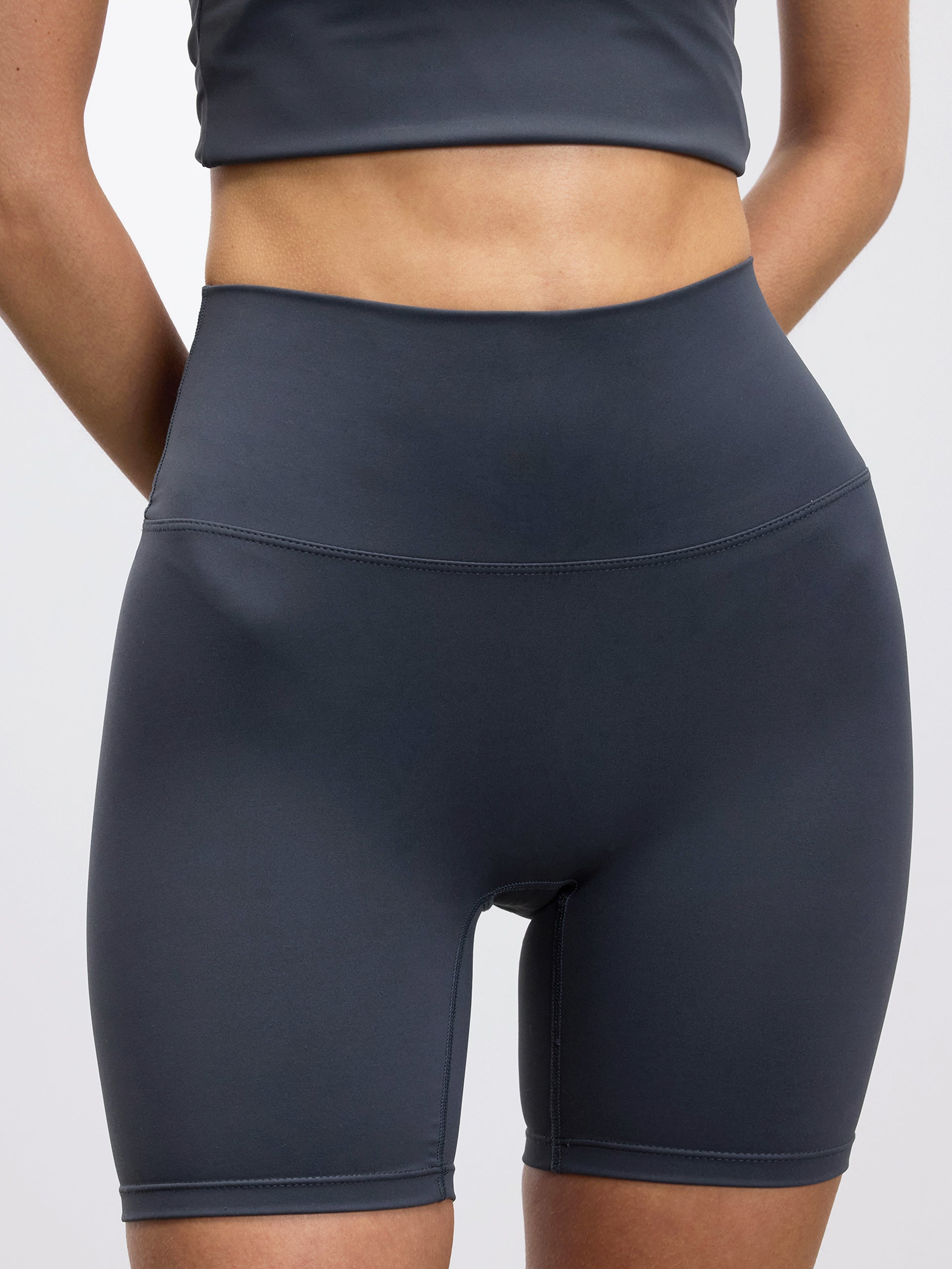 Womens Active Short in Slate Blue
