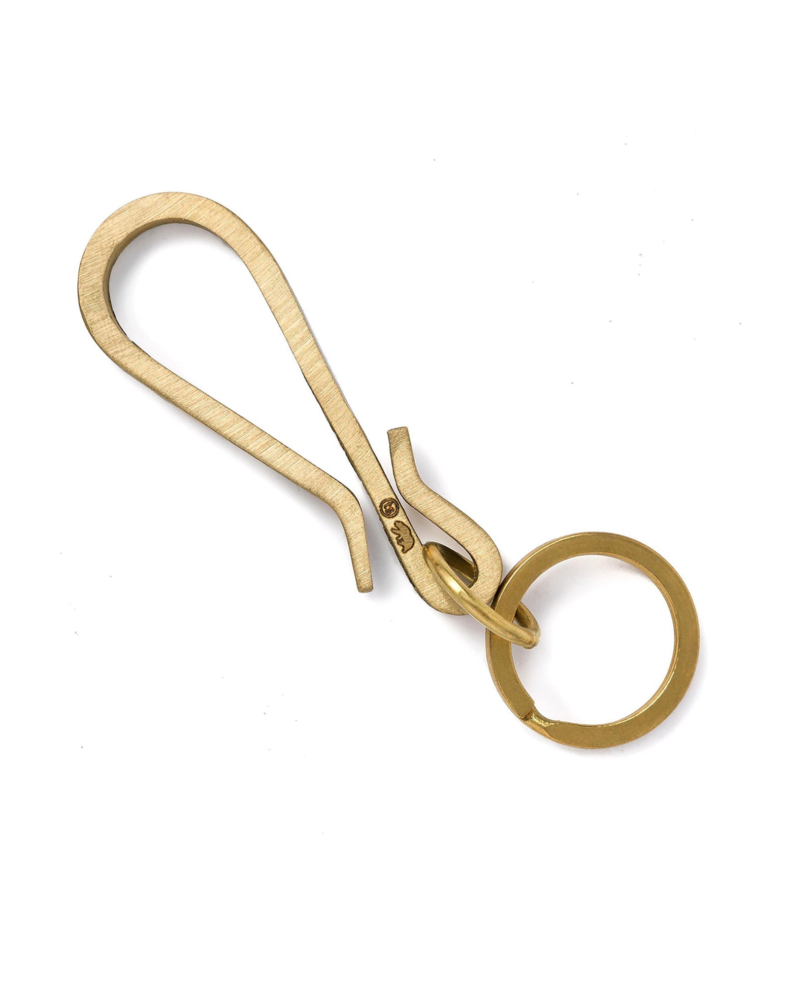 The Keyhook in Raw Brass
