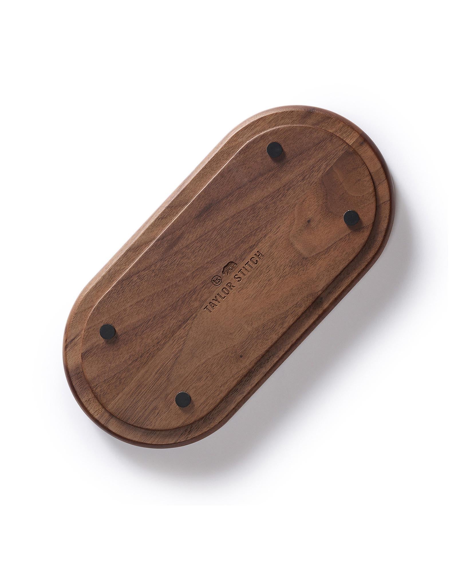 The Valet Tray in Walnut and Brass