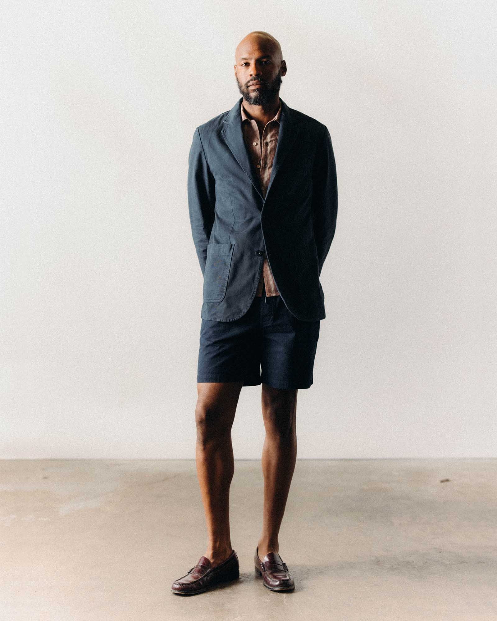 The Foundation Sportcoat in Organic Navy Twill