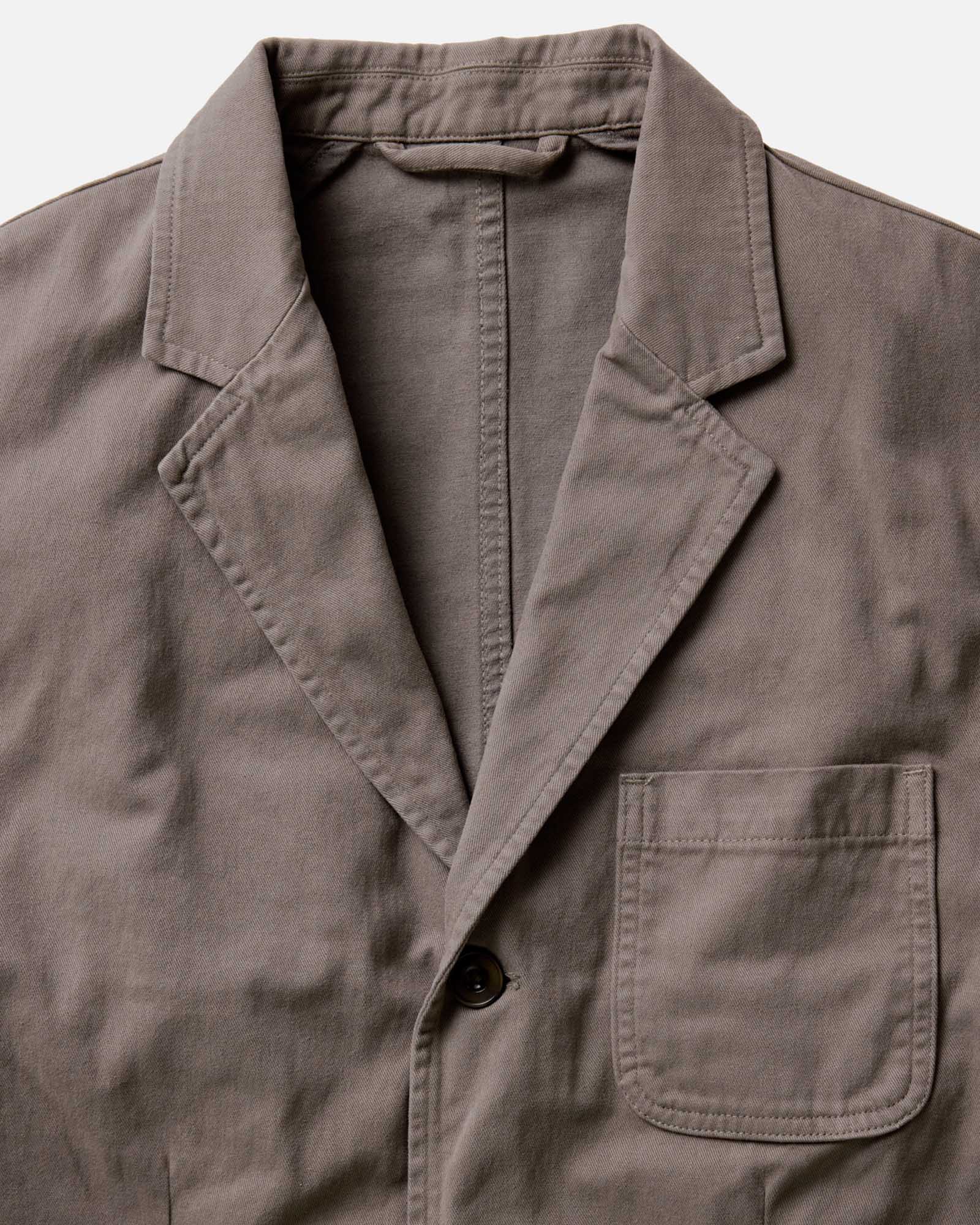 The Foundation Sportcoat in Organic Smoked Olive Twill