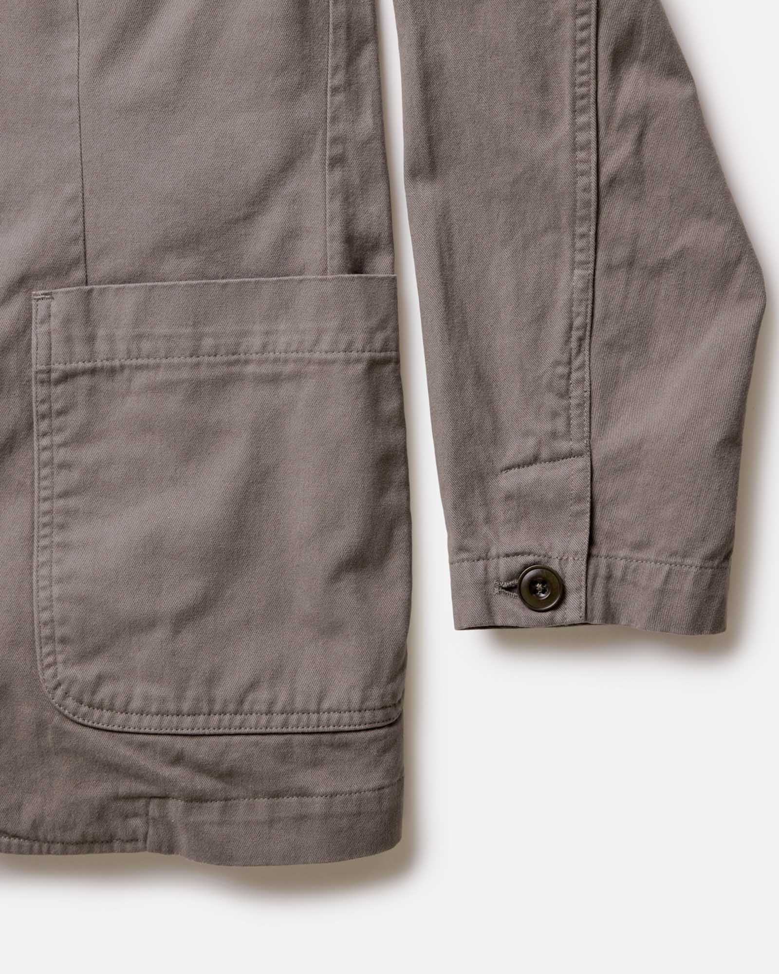 The Foundation Sportcoat in Organic Smoked Olive Twill