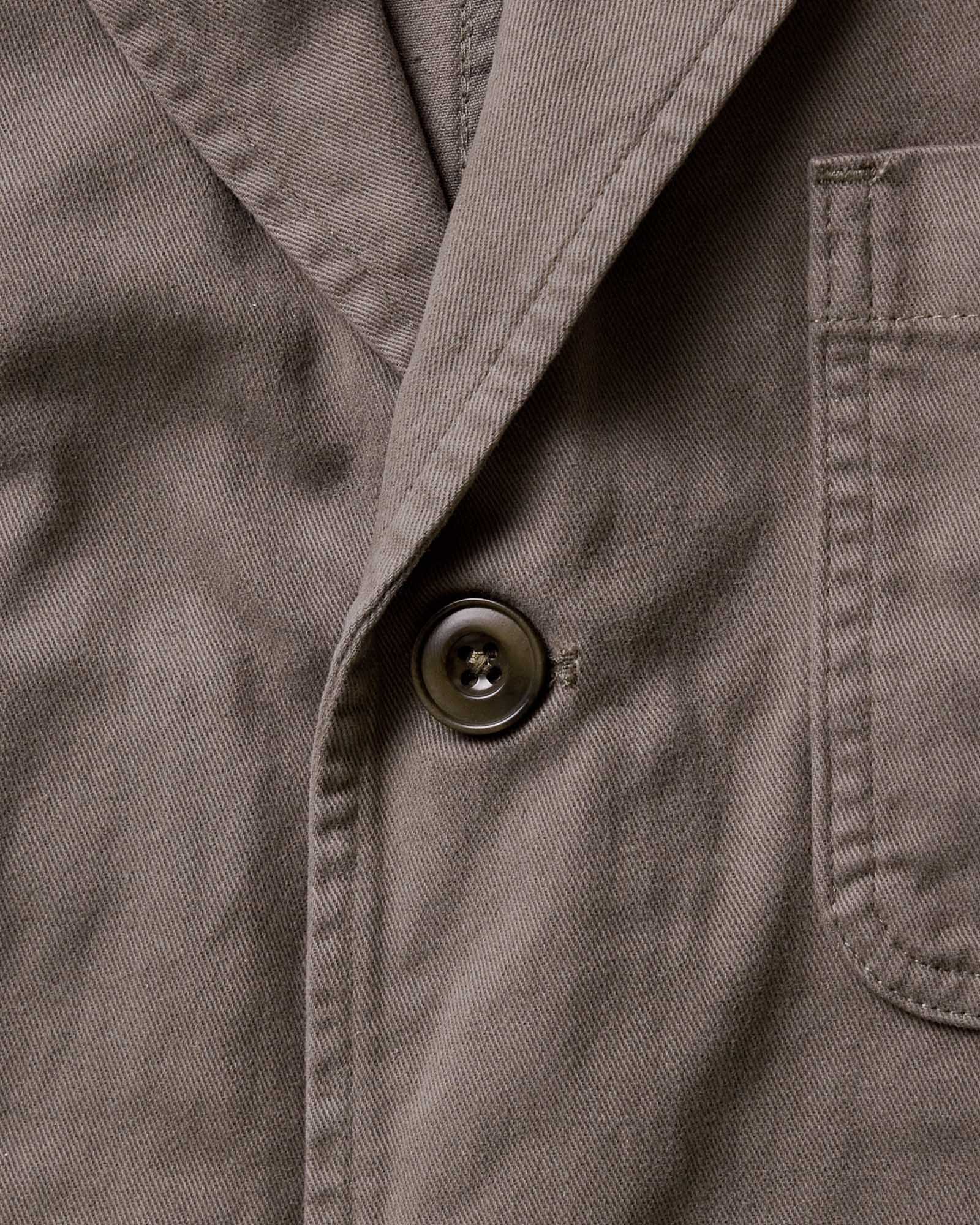 The Foundation Sportcoat in Organic Smoked Olive Twill