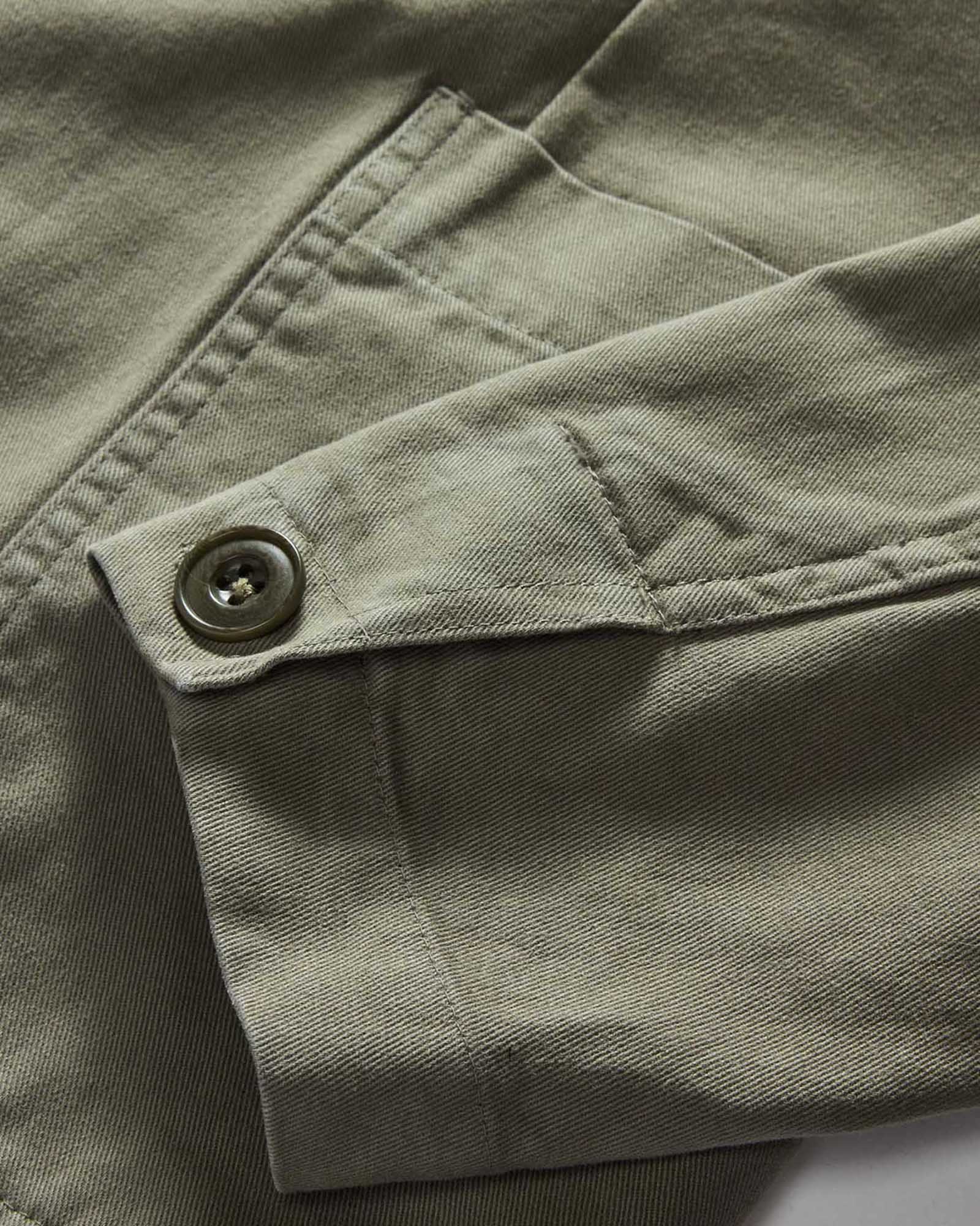 The Foundation Sportcoat in Organic Smoked Olive Twill