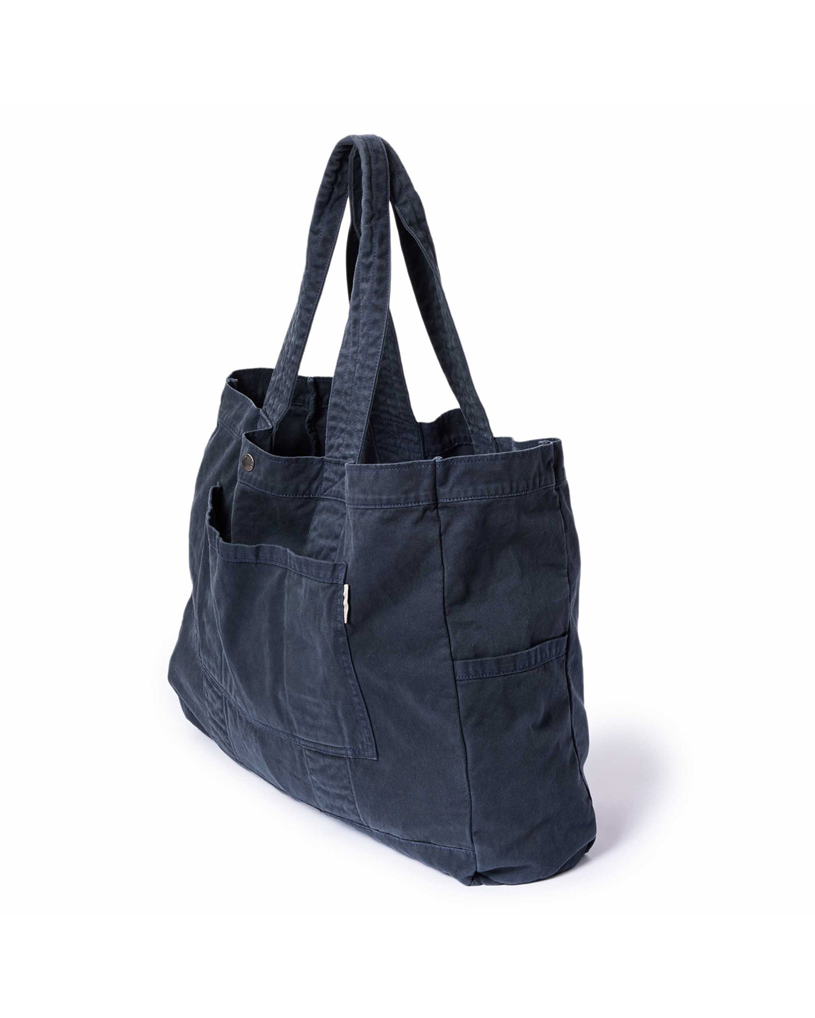 The Foundation Tote in Organic Navy