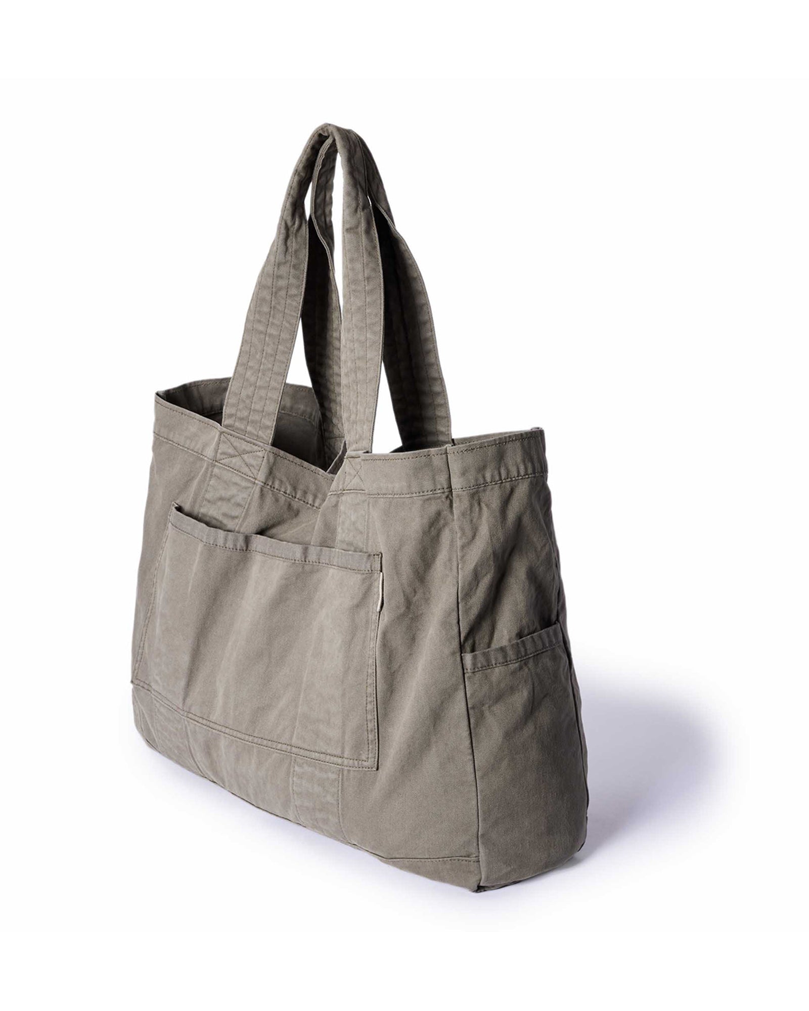 The Foundation Tote in Organic Smoked Olive