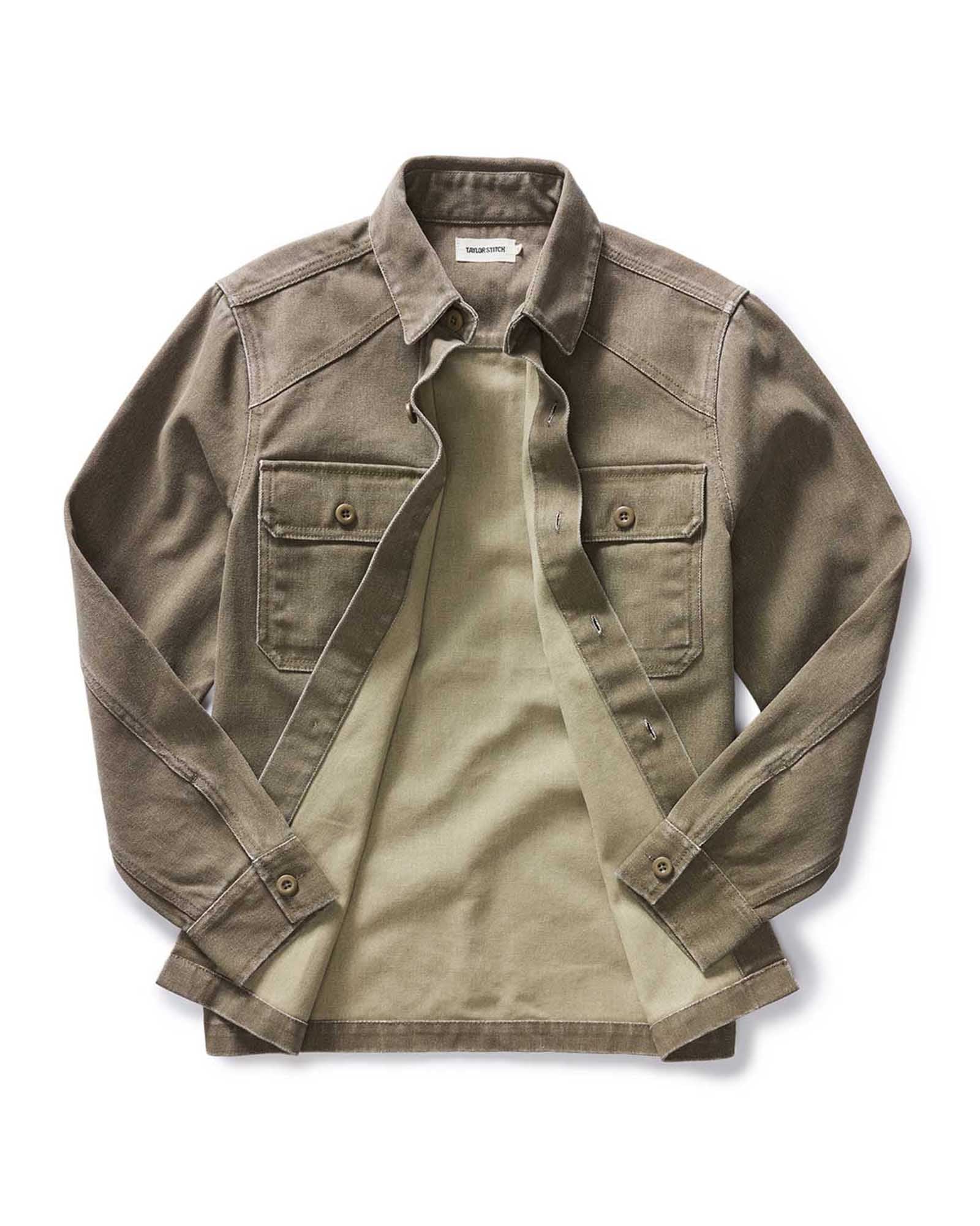 The Shop Shirt in Stone Chipped Canvas