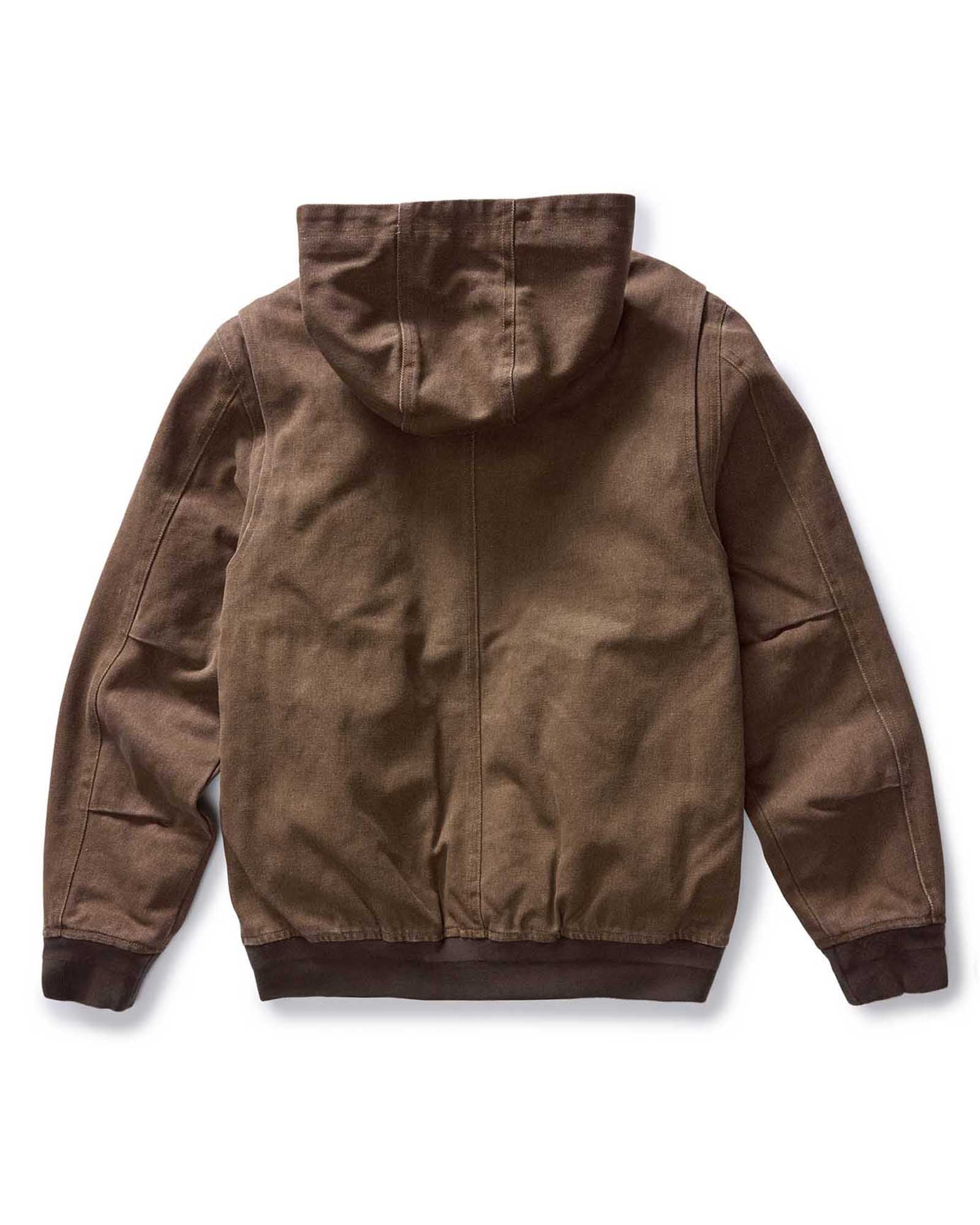 The Workhorse Hoodie in Aged Penny Chipped Canvas