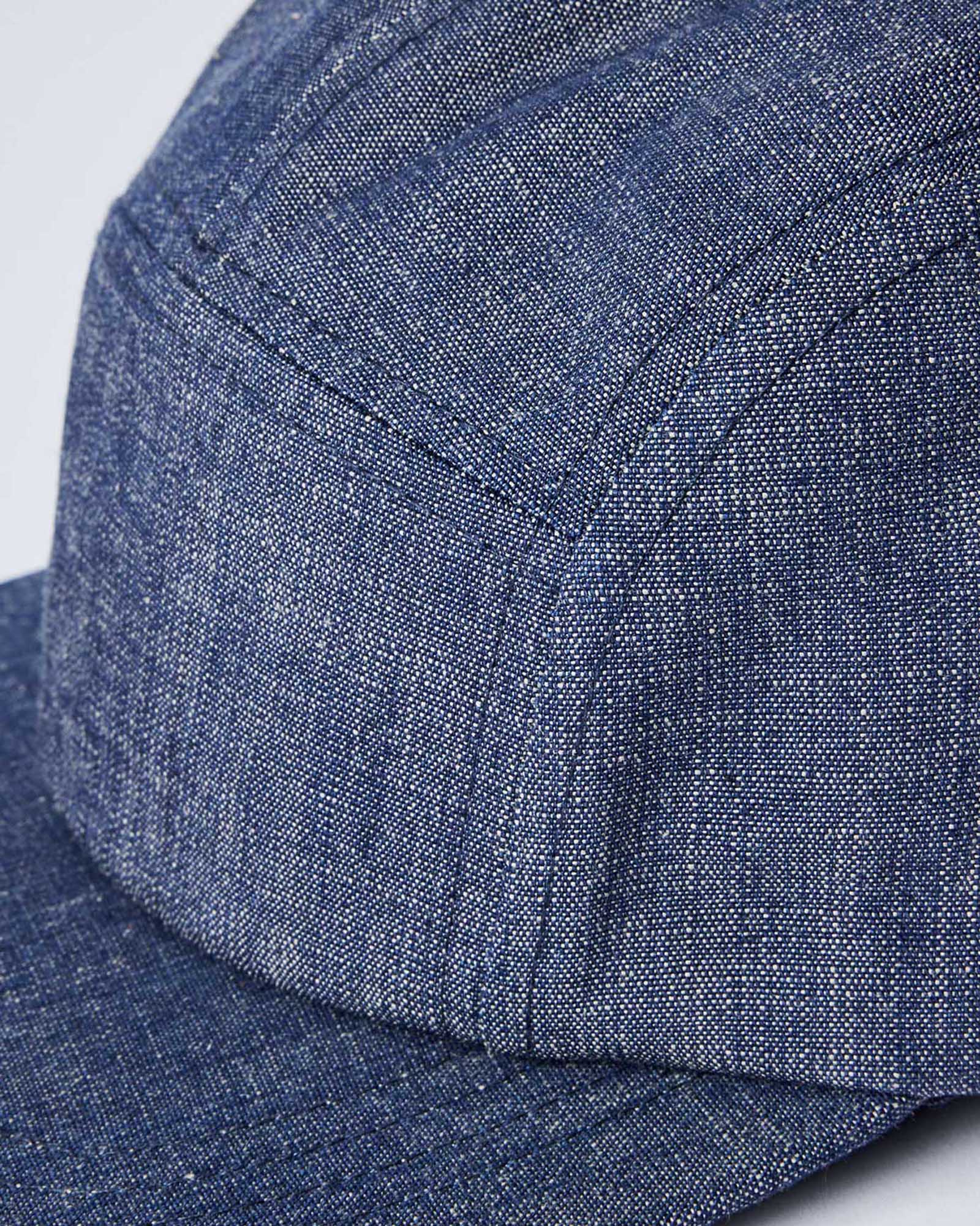 The 5-Panel Cap in Washed Indigo