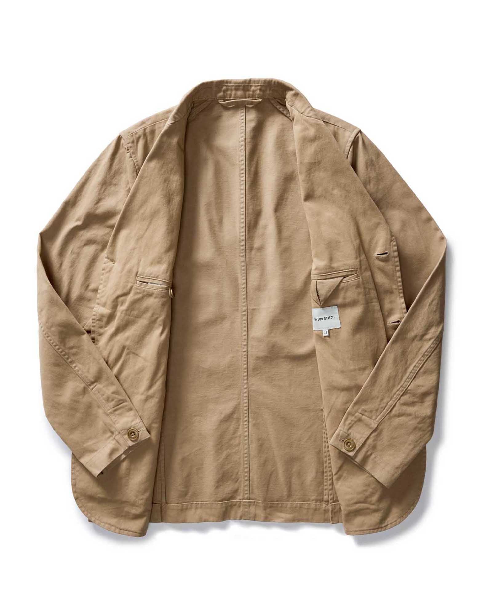 The Foundation Sportcoat in Organic Khaki Twill