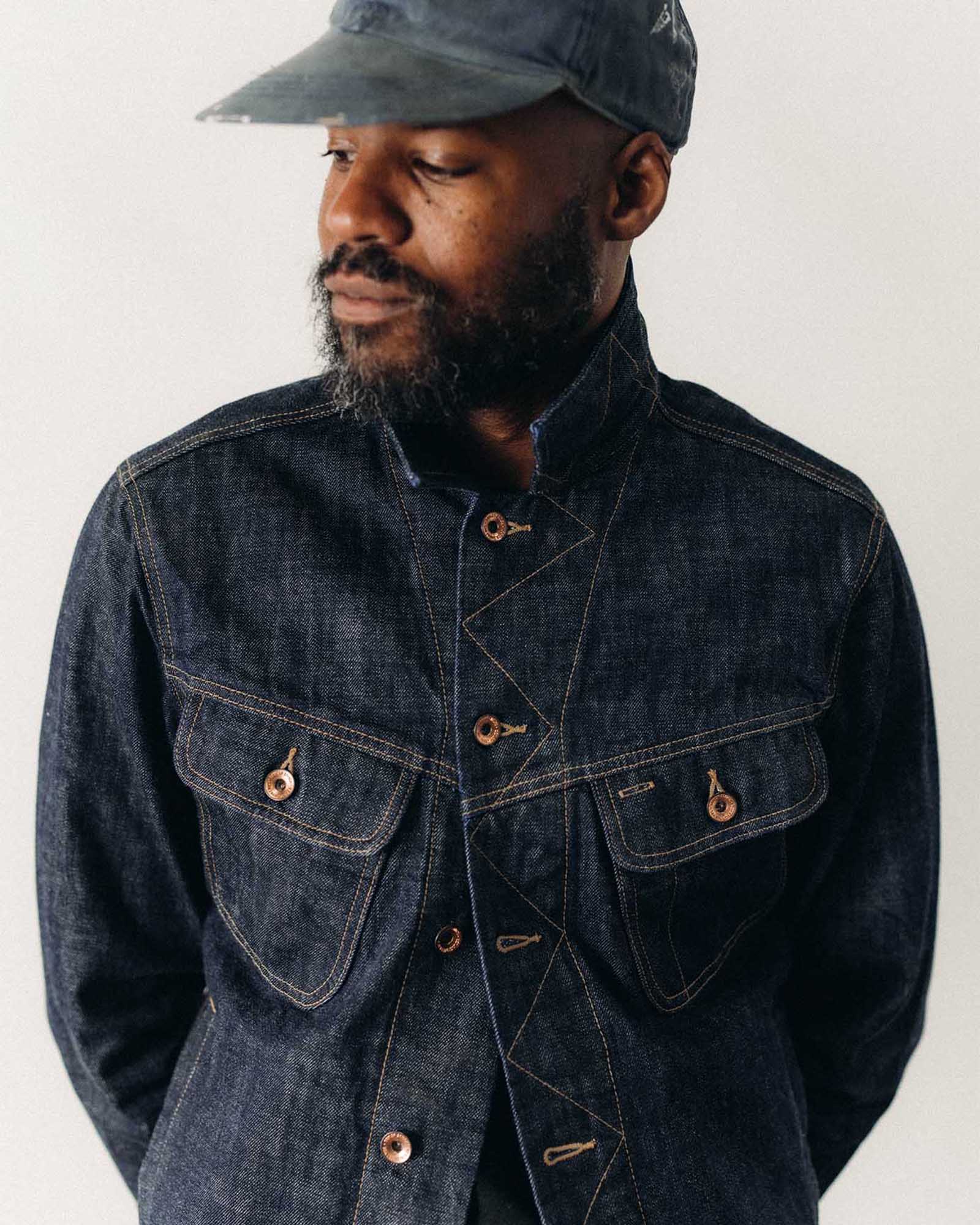 The Long Haul Jacket in Rinsed Organic Selvedge