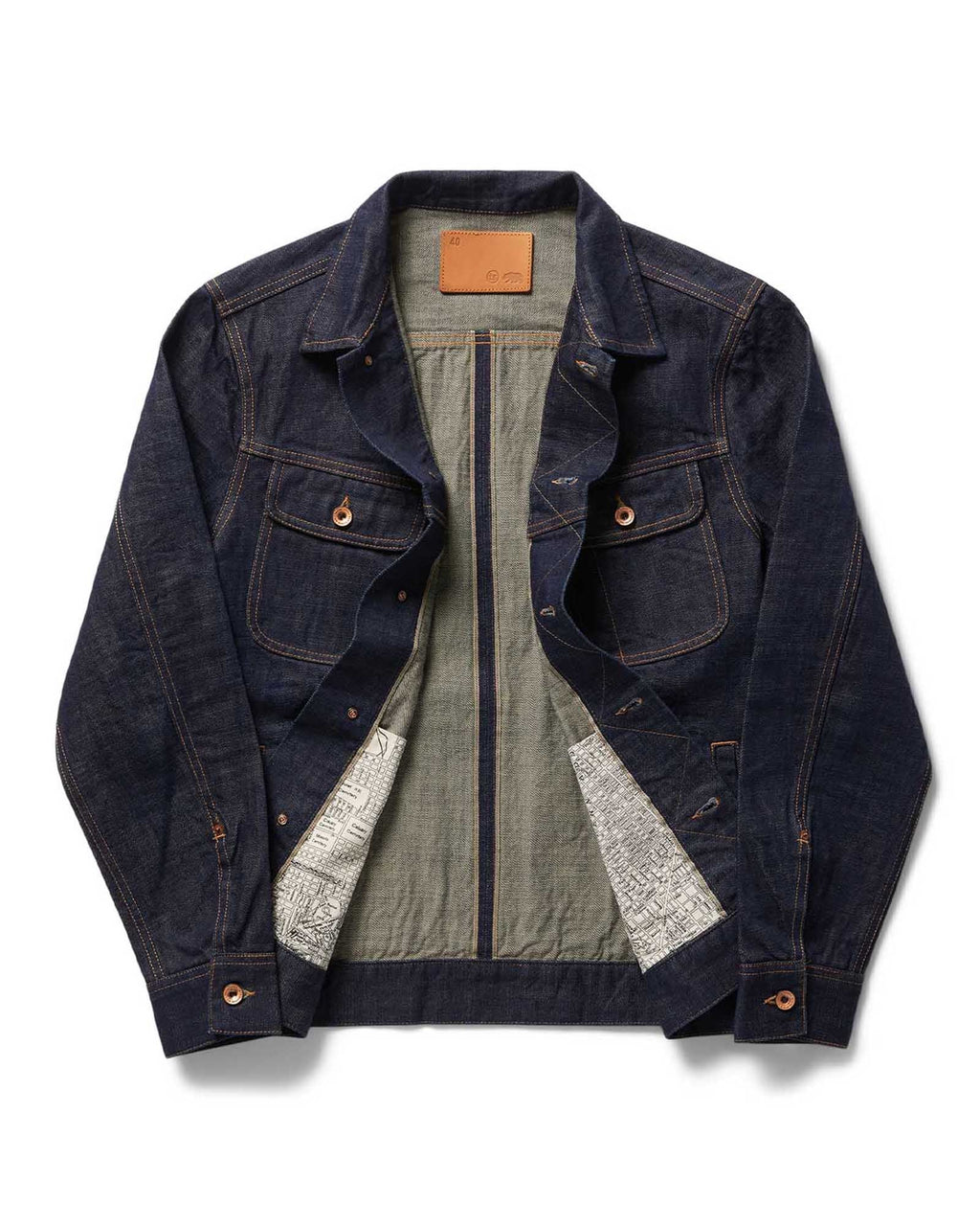 The Long Haul Jacket in Rinsed Organic Selvedge