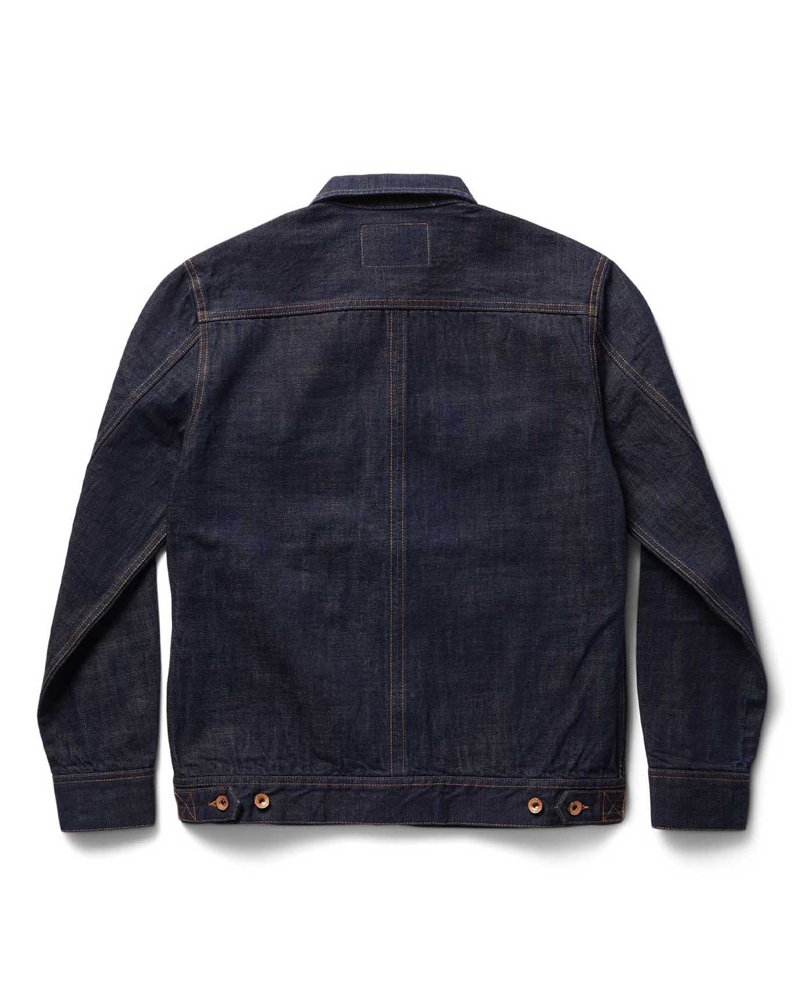 The Long Haul Jacket in Rinsed Organic Selvedge