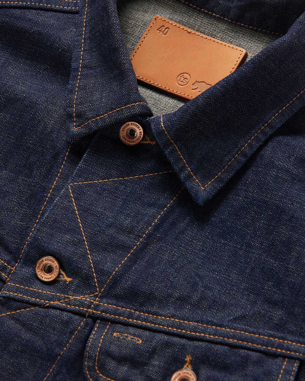 The Long Haul Jacket in Rinsed Organic Selvedge