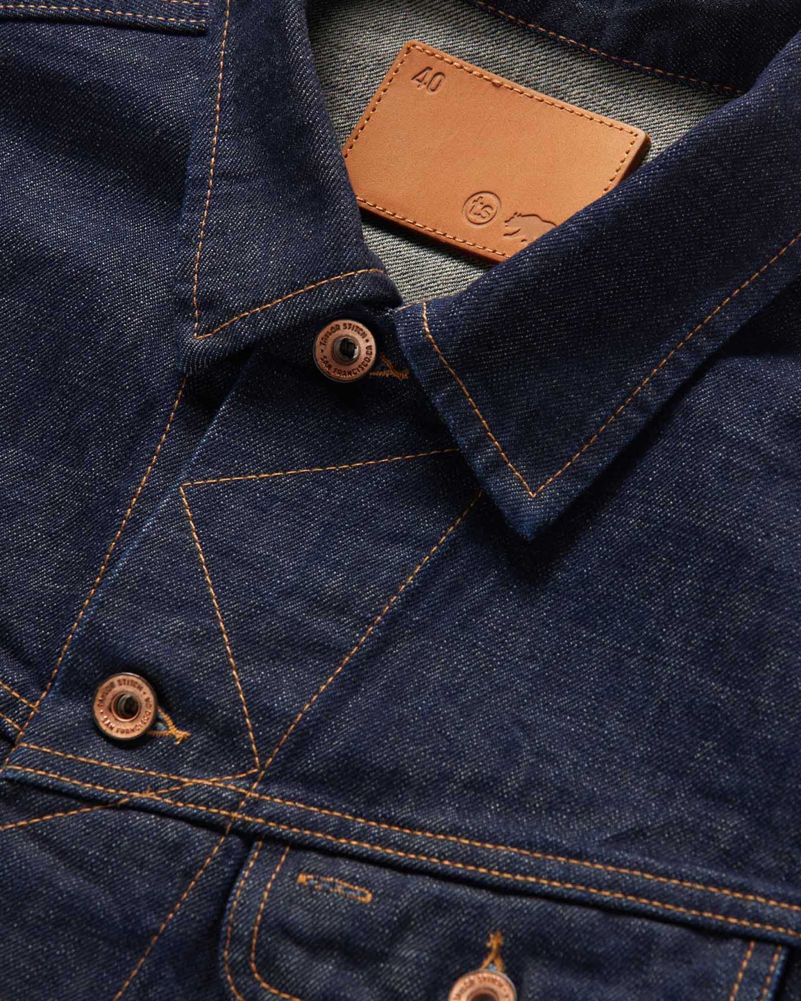 The Long Haul Jacket in Rinsed Organic Selvedge