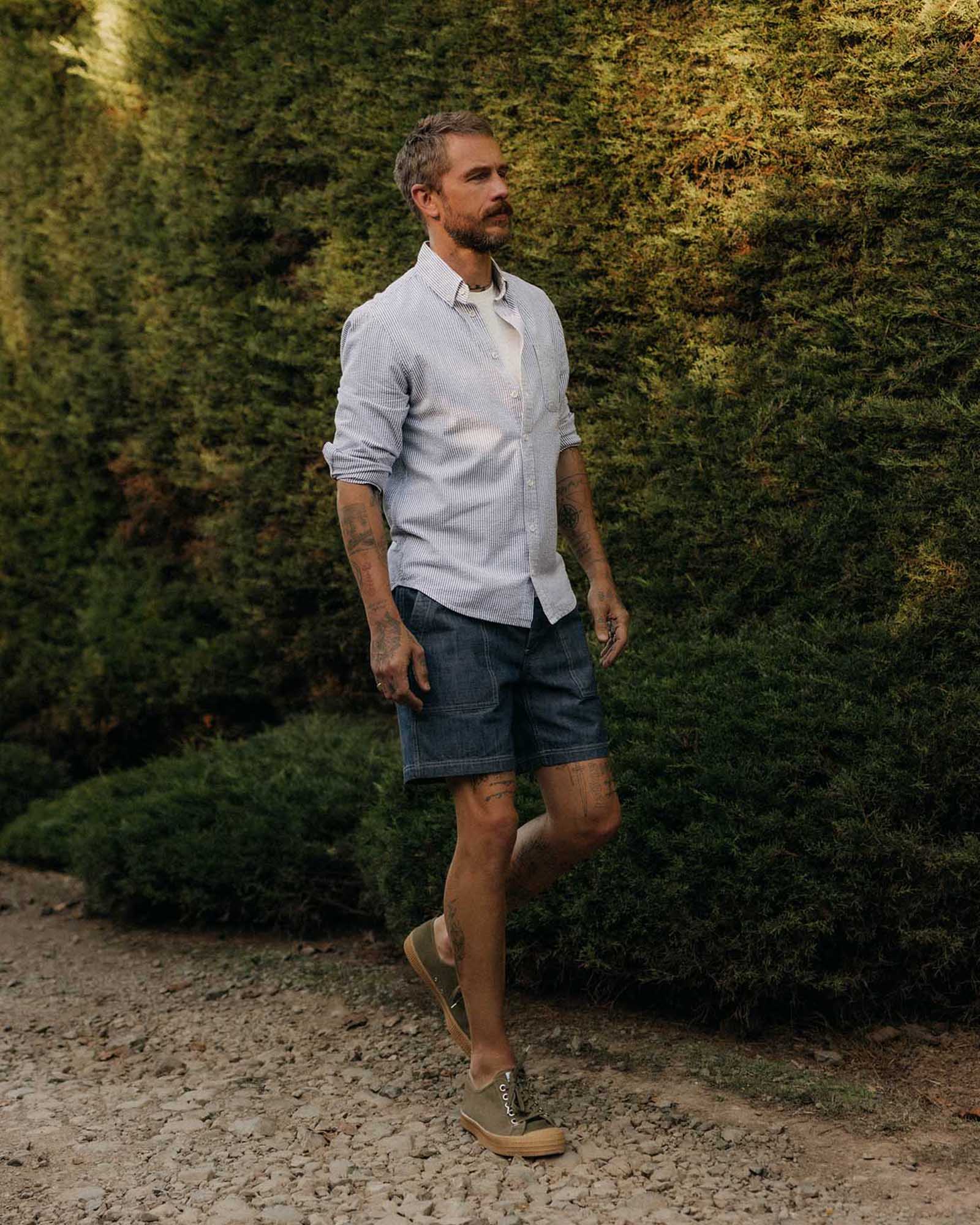 The Jack in Navy Stripe Seersucker