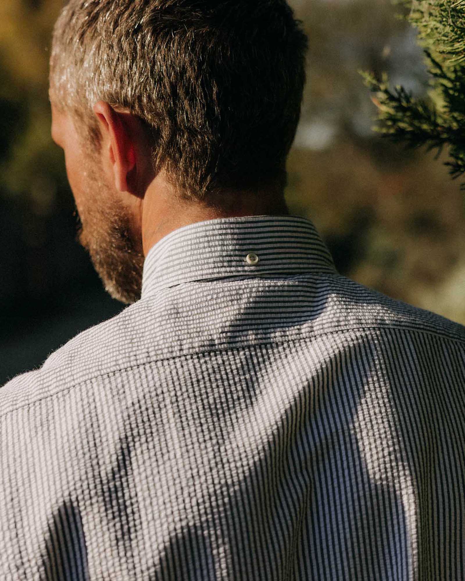 The Jack in Navy Stripe Seersucker