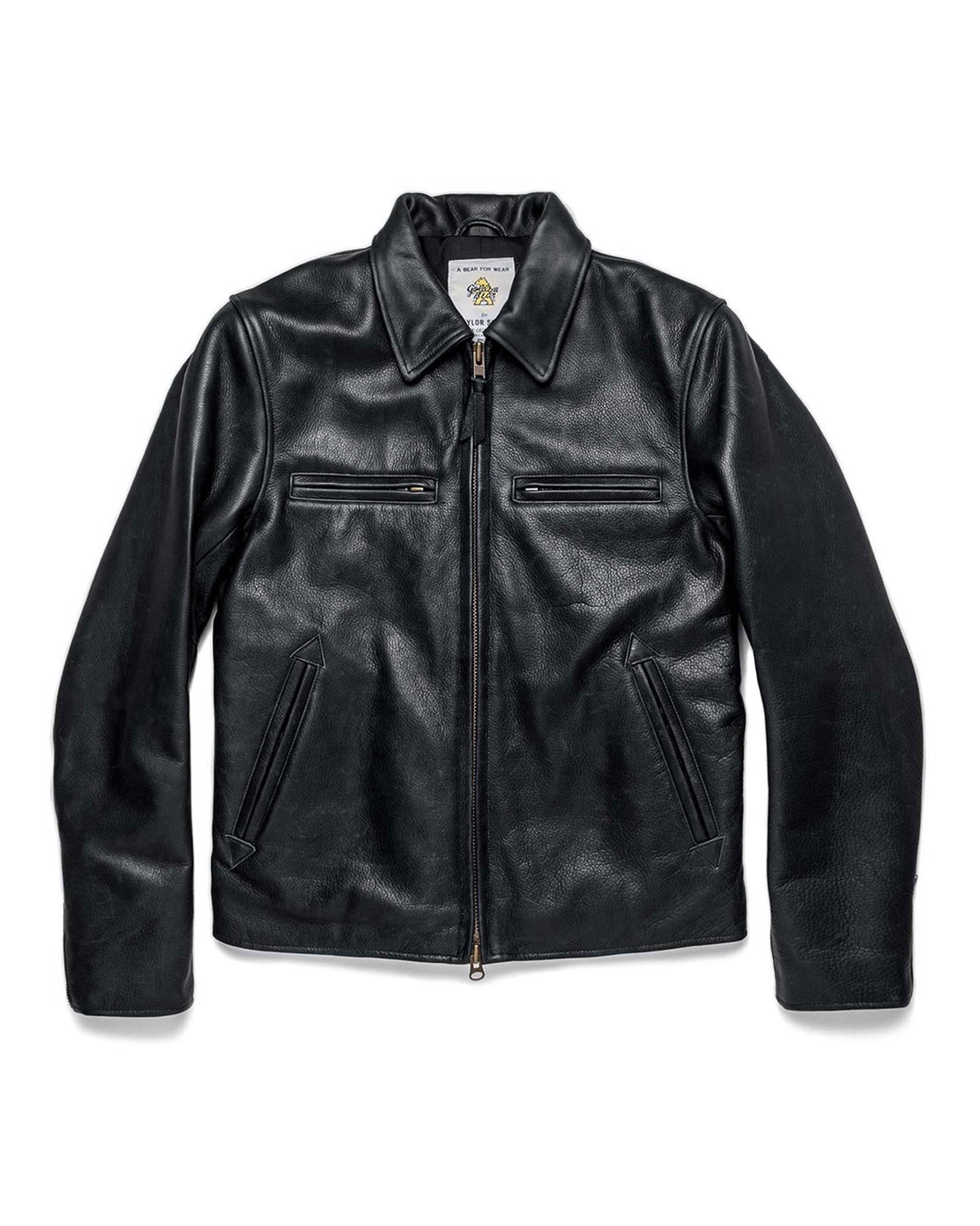 The Moto Jacket in Black Steerhide