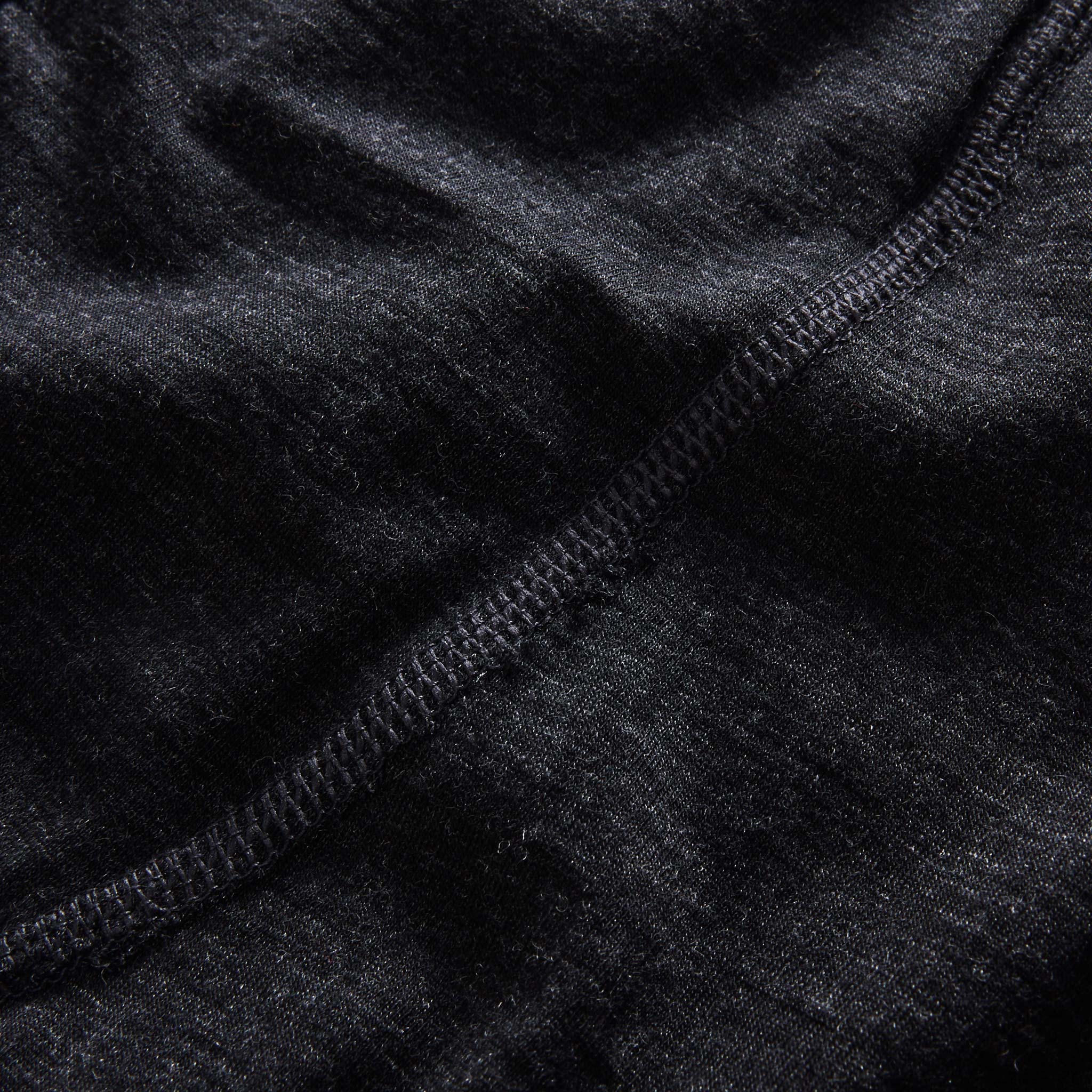The Merino Boxer in Heather Black