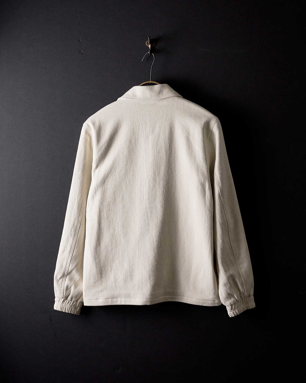 The Crew Jacket in Seeded Natural Sashiko