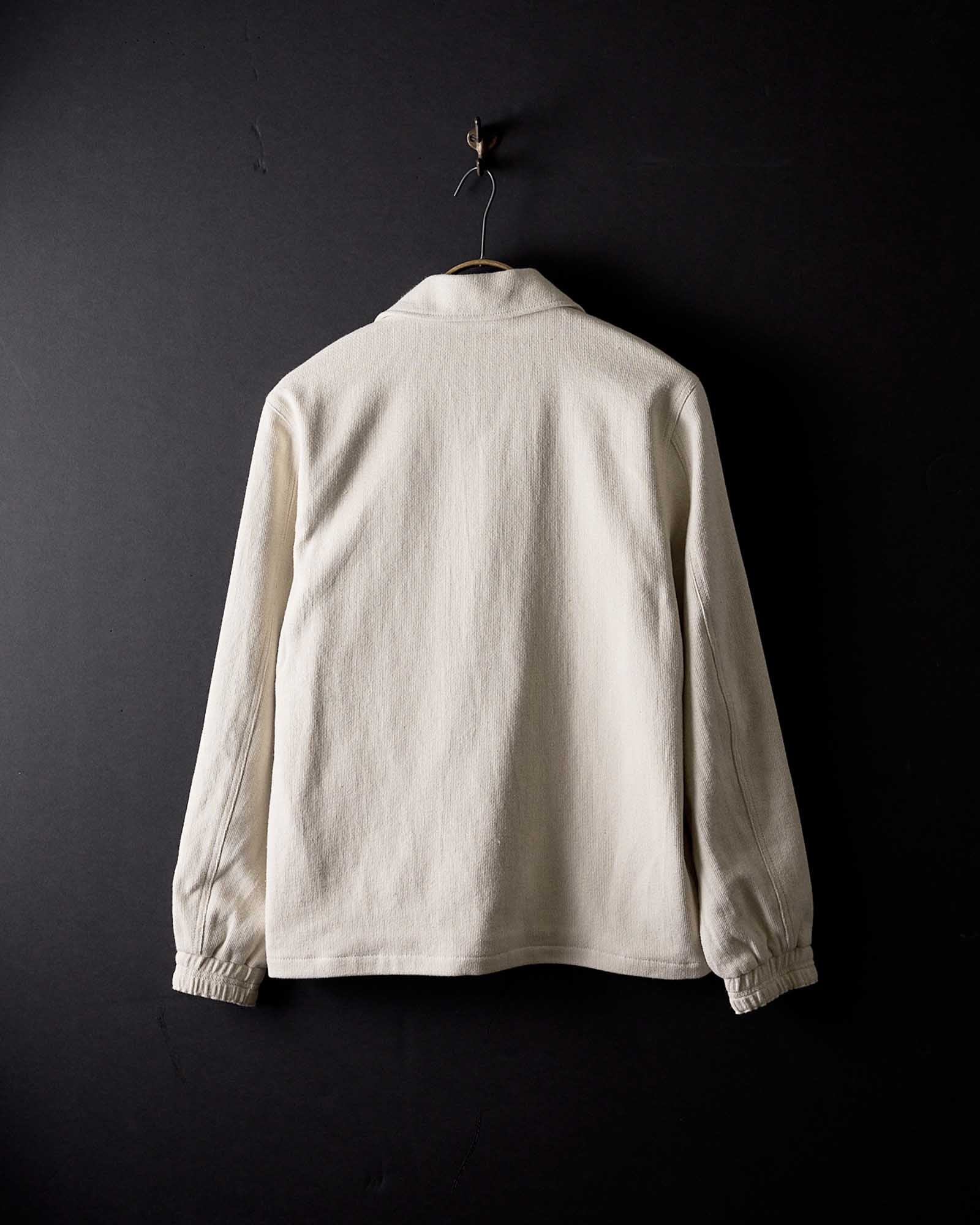 The Crew Jacket in Seeded Natural Sashiko