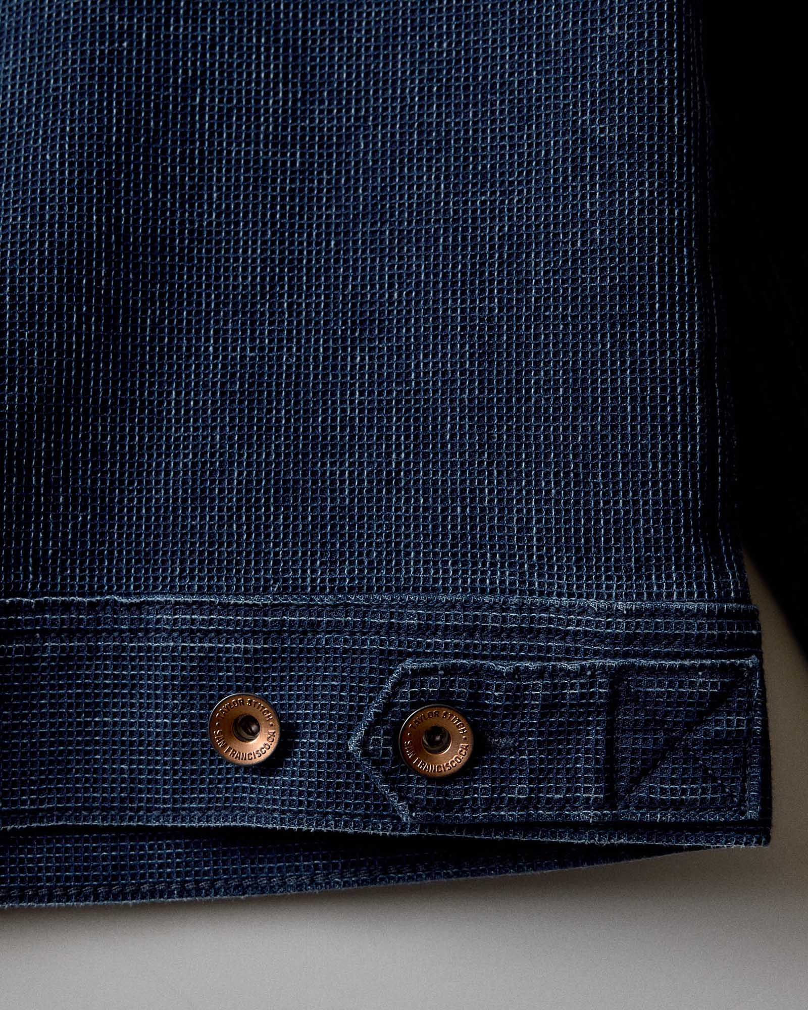 The Long Haul Jacket in Rinsed Indigo Waffle
