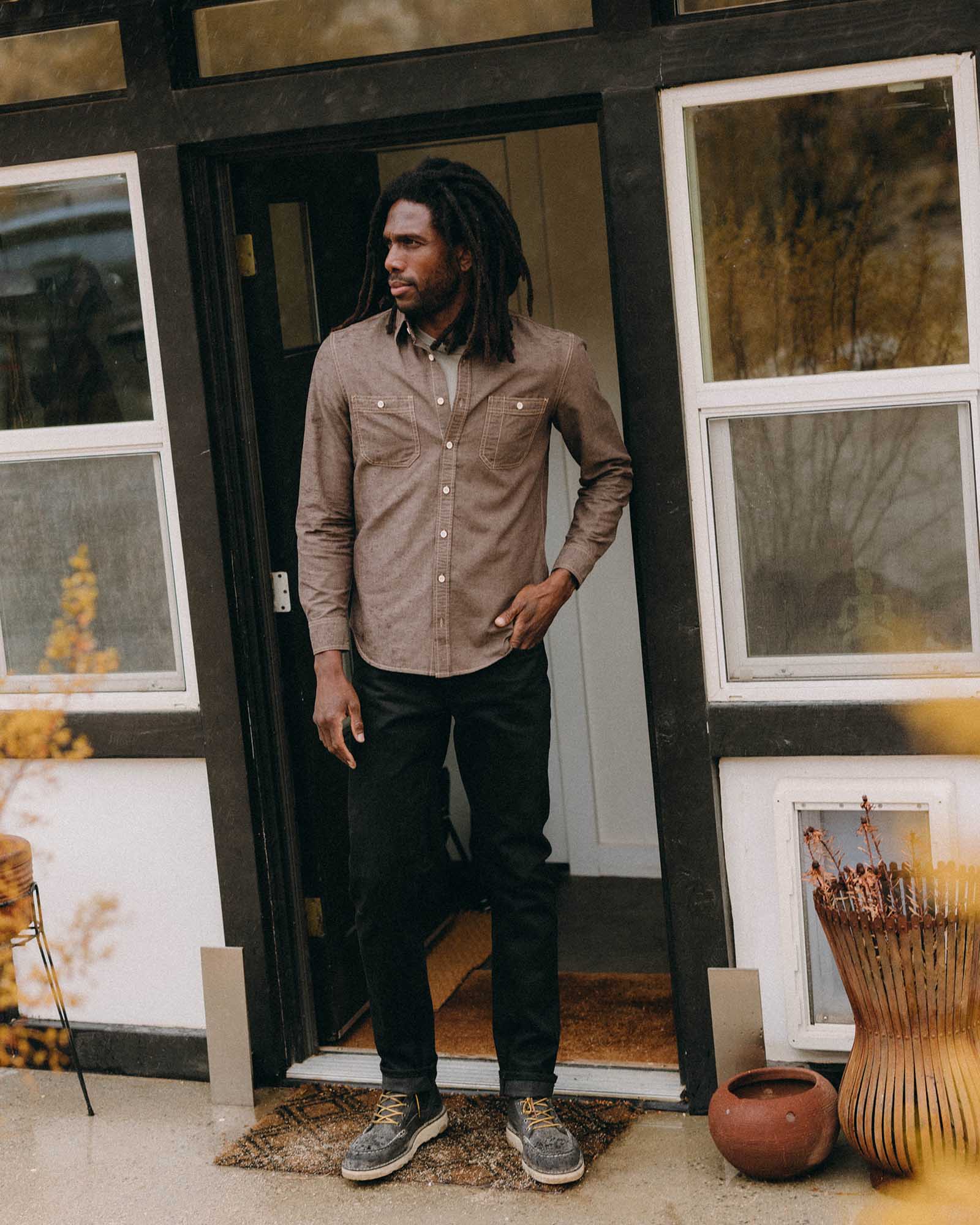 The Utility Shirt in Soil Nep