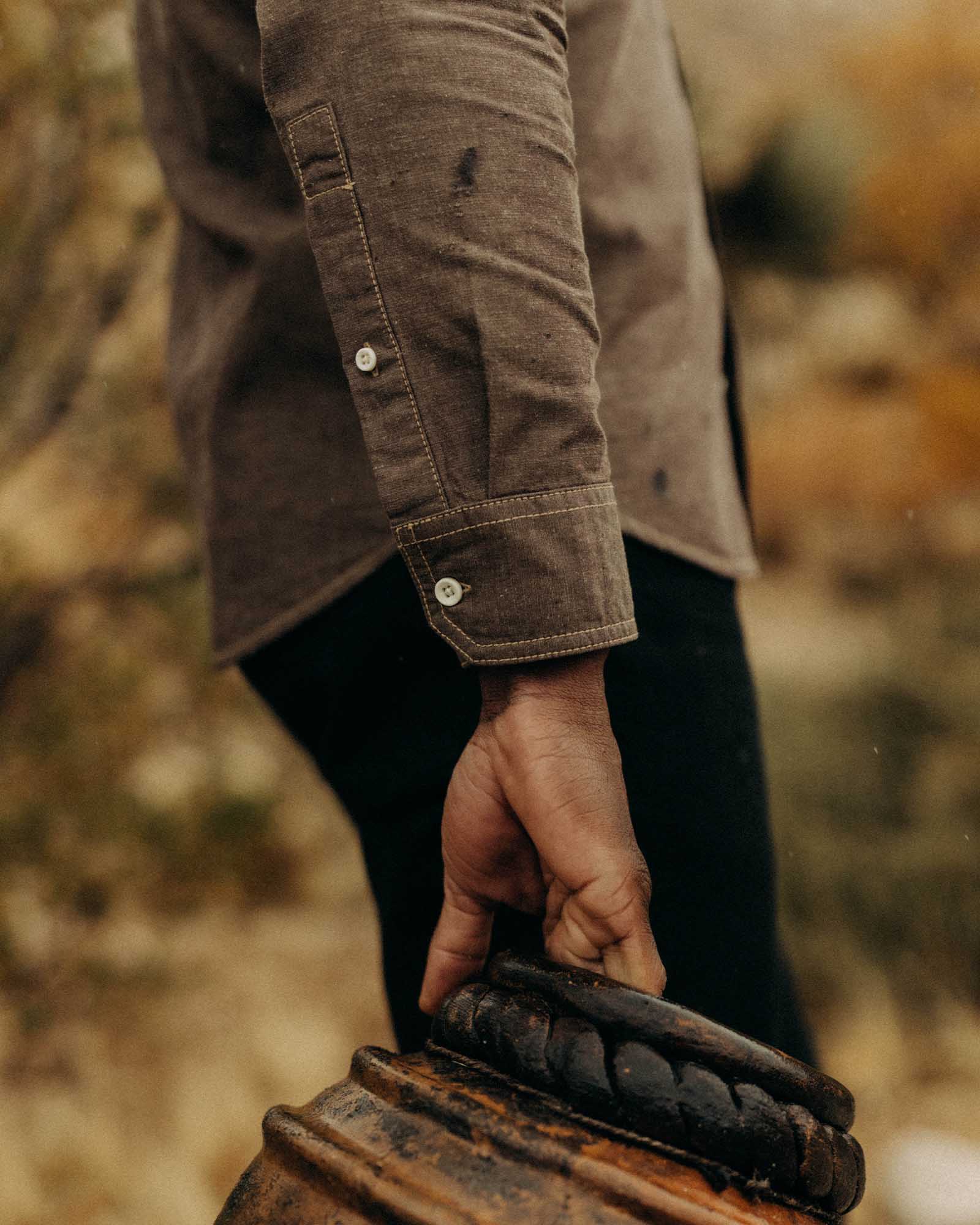 The Utility Shirt in Soil Nep