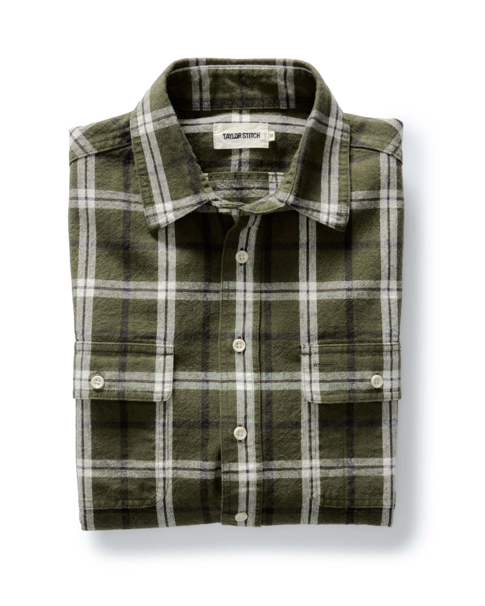 The Craftsman Shirt in Canteen Plaid Linen