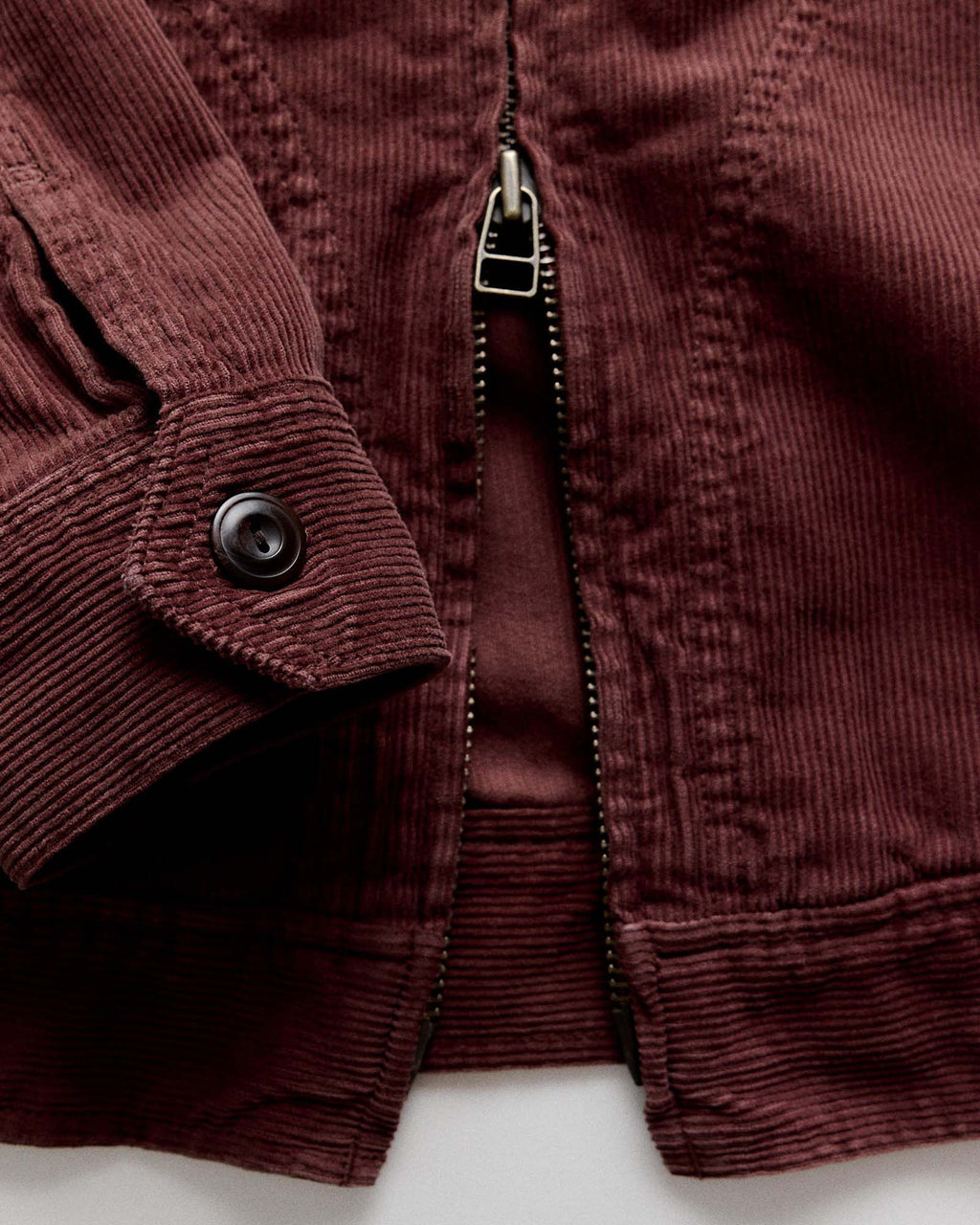 The Piston Jacket in Dried Cherry Corduroy