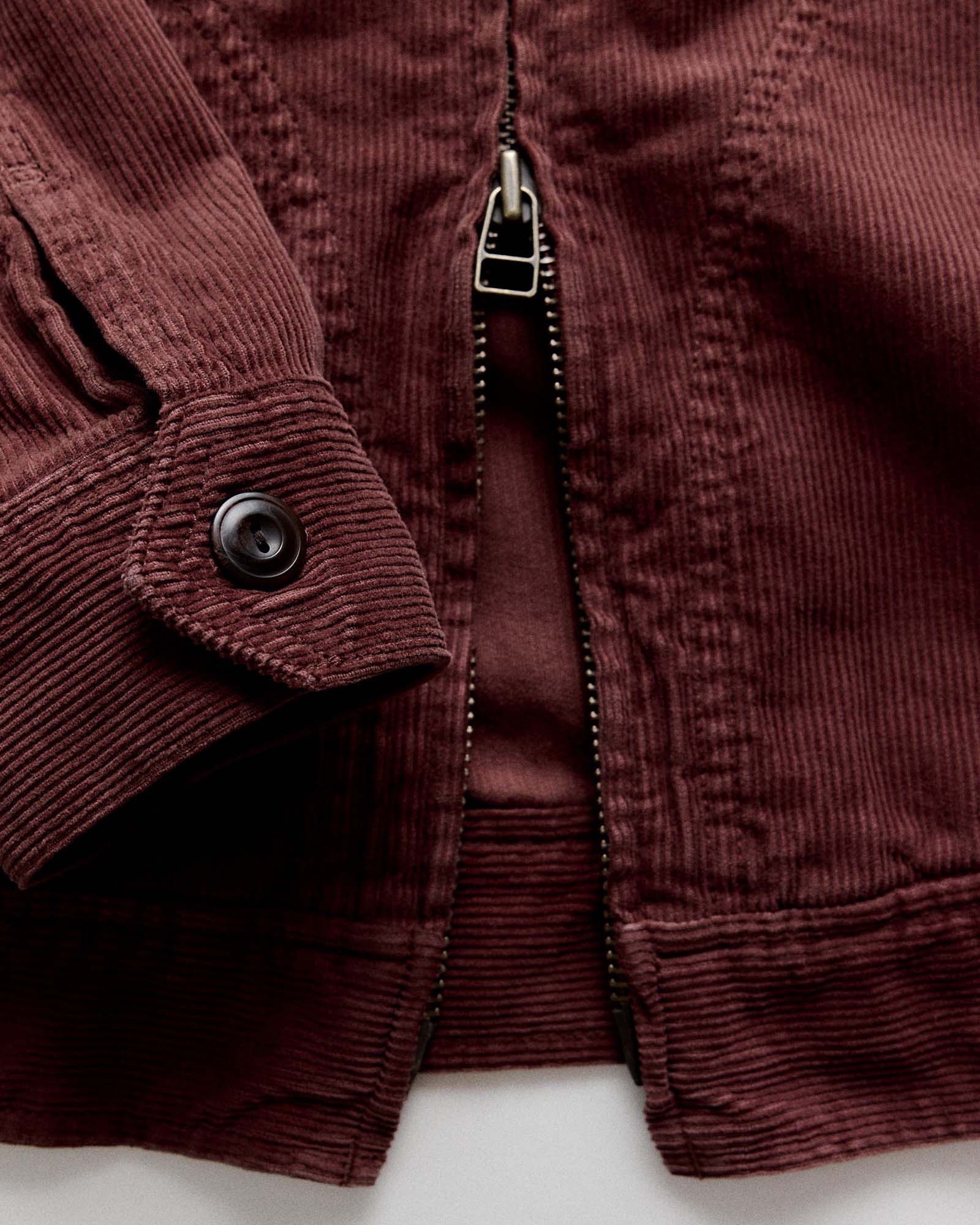 The Piston Jacket in Dried Cherry Corduroy