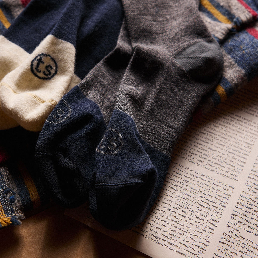 The Merino Sock in Charcoal