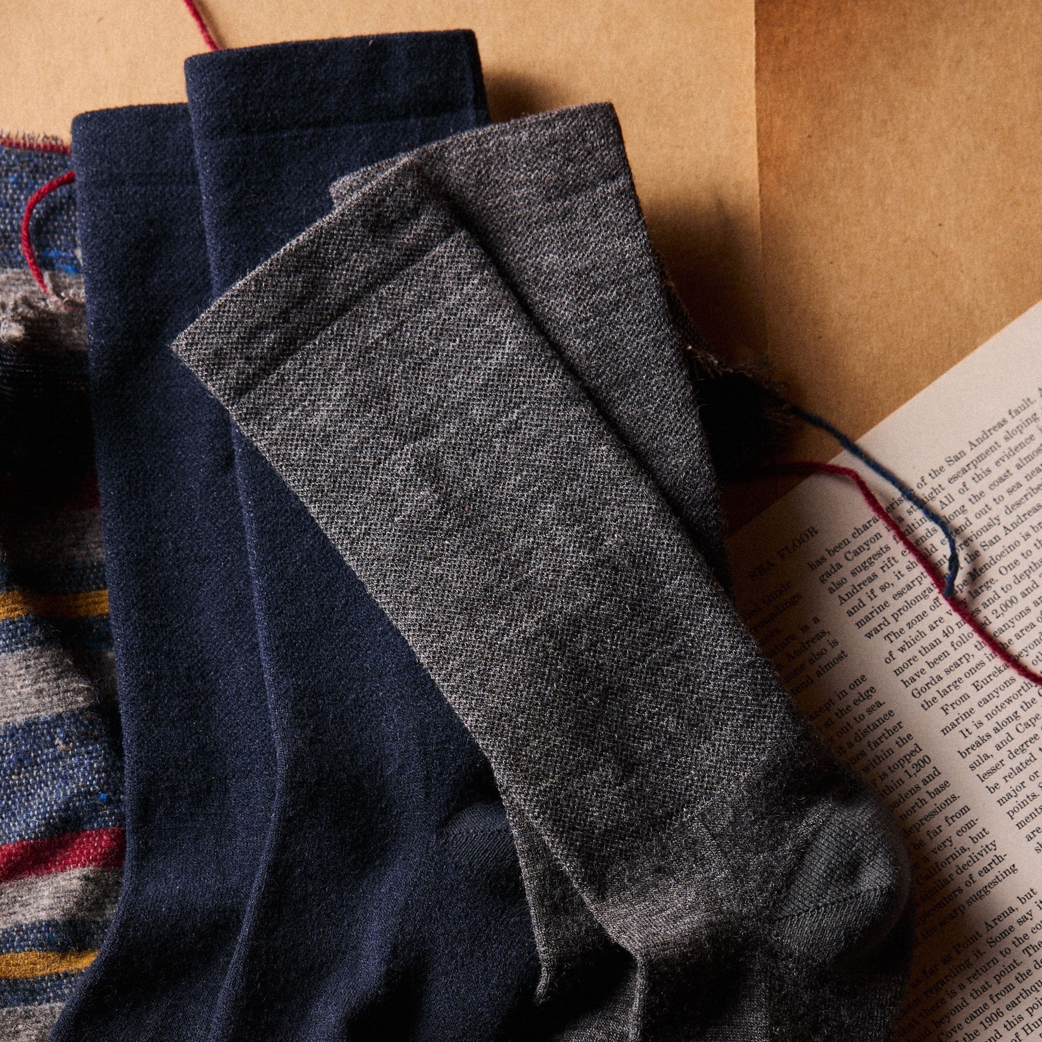 The Merino Sock in Charcoal