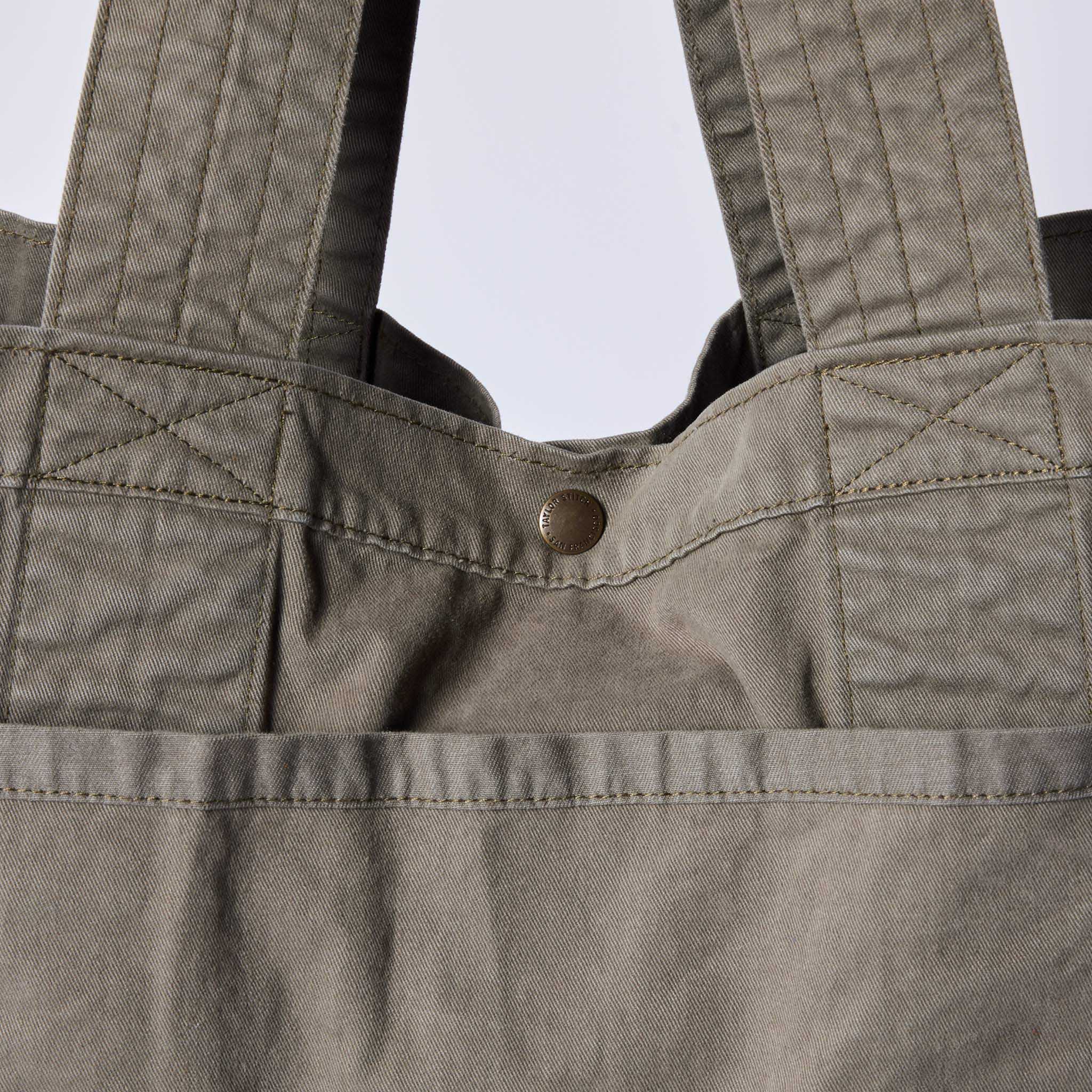 The Foundation Tote in Organic Smoked Olive