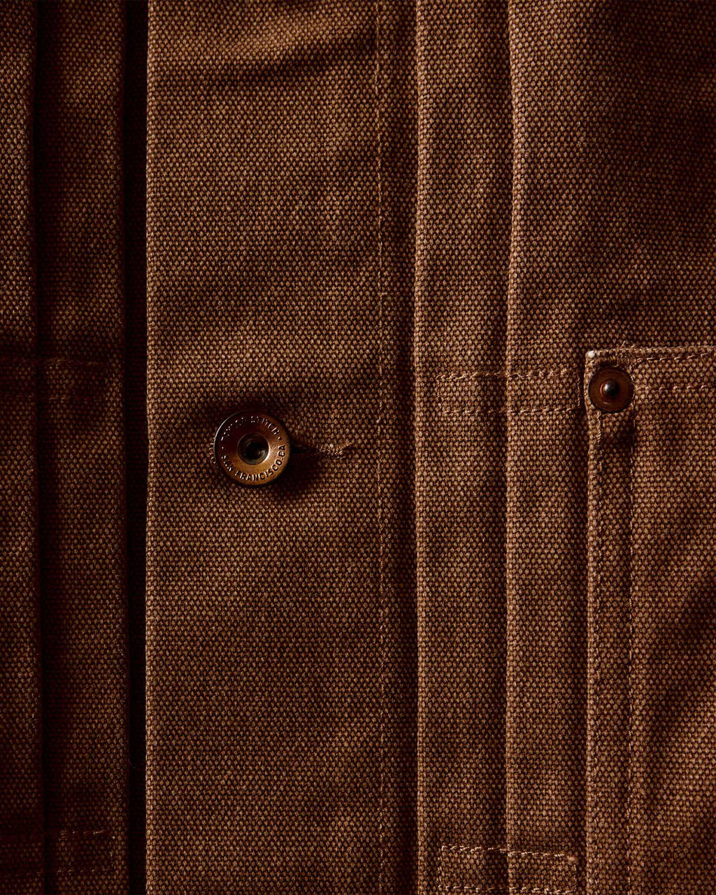 The Ryder Jacket in Tobacco Chipped Canvas