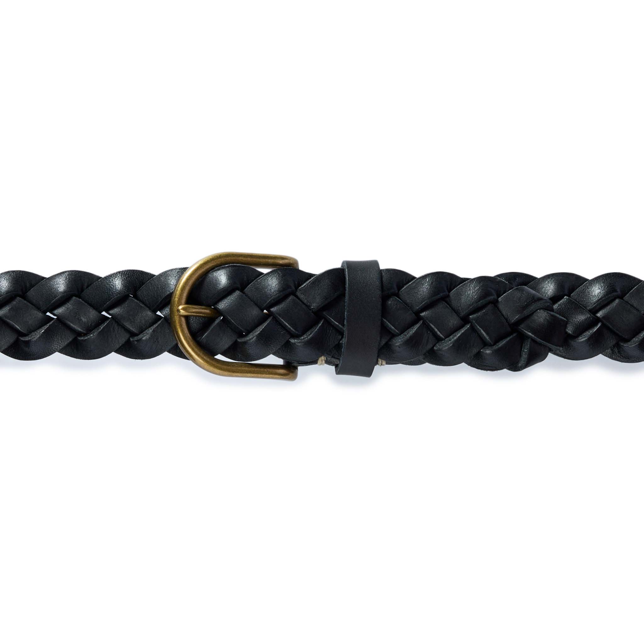 The Braided Belt in Black