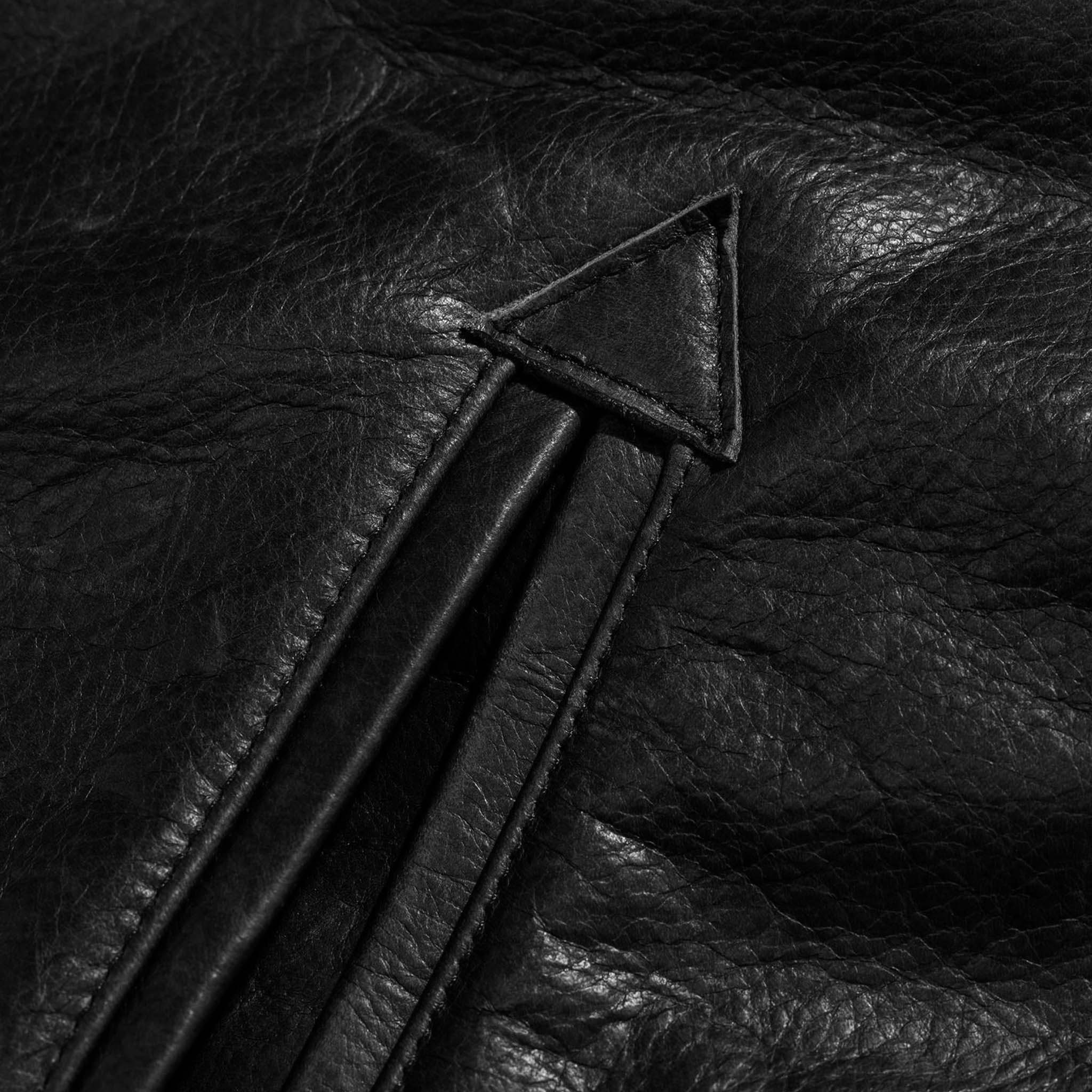The Moto Jacket in Black Steerhide