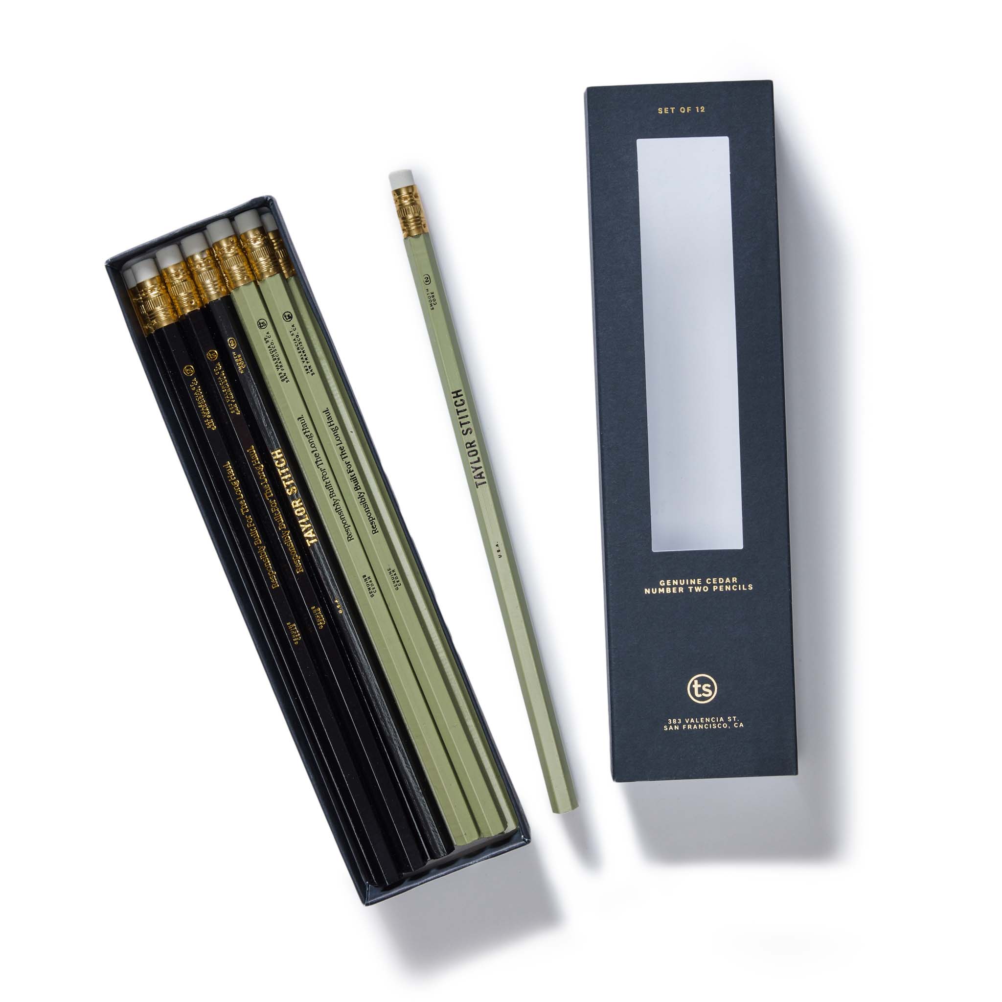 The Cedar Hex Pencil (12-Pack)