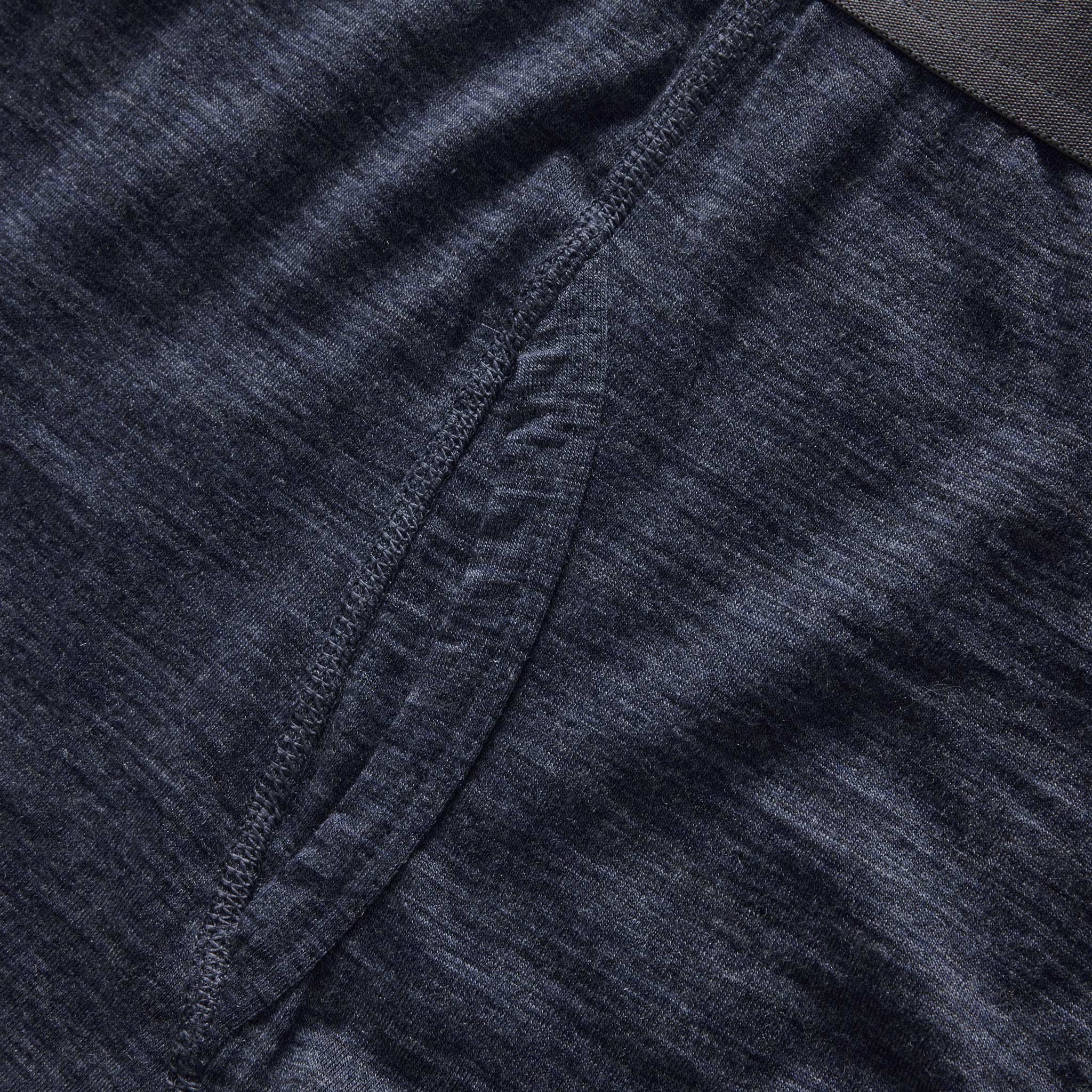 The Merino Boxer in Heather Navy