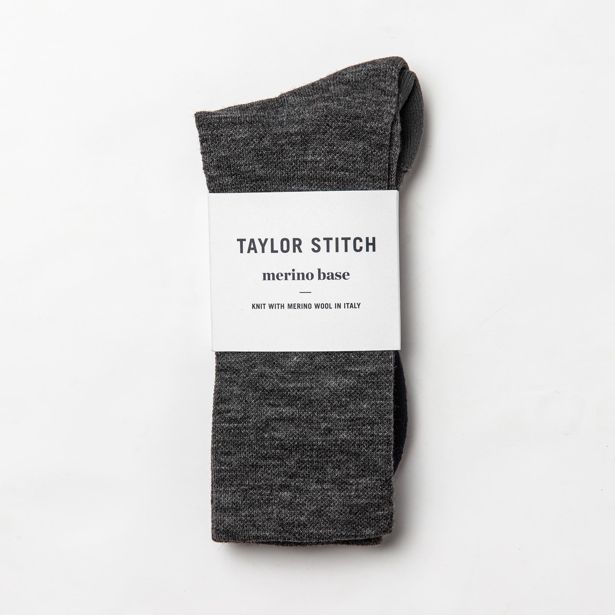 The Merino Sock in Charcoal