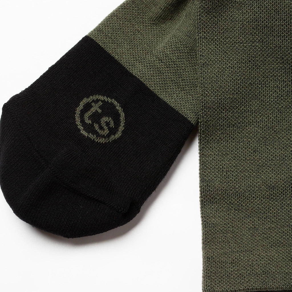 The Merino Sock in Olive