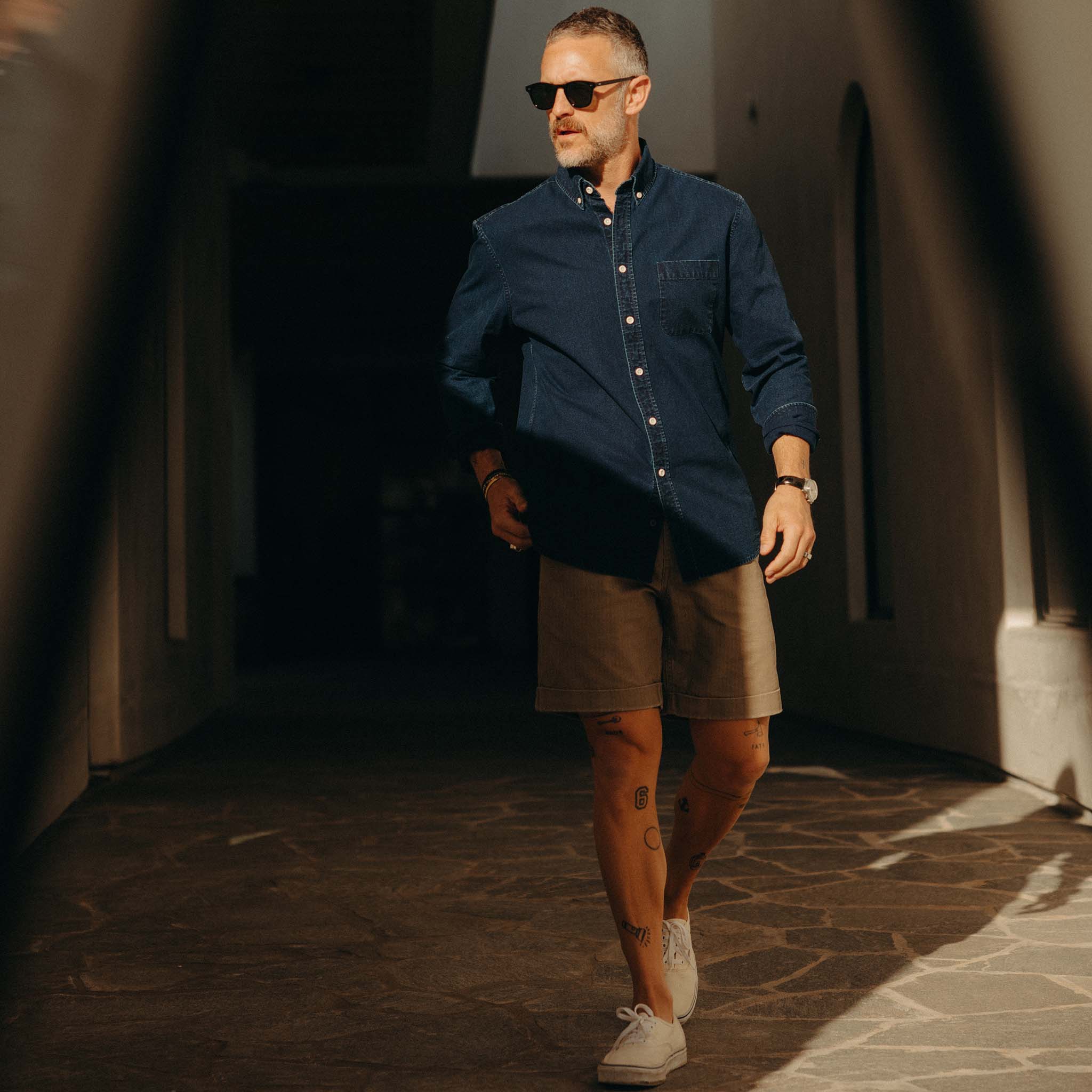 The Jack in Rinsed Indigo Oxford