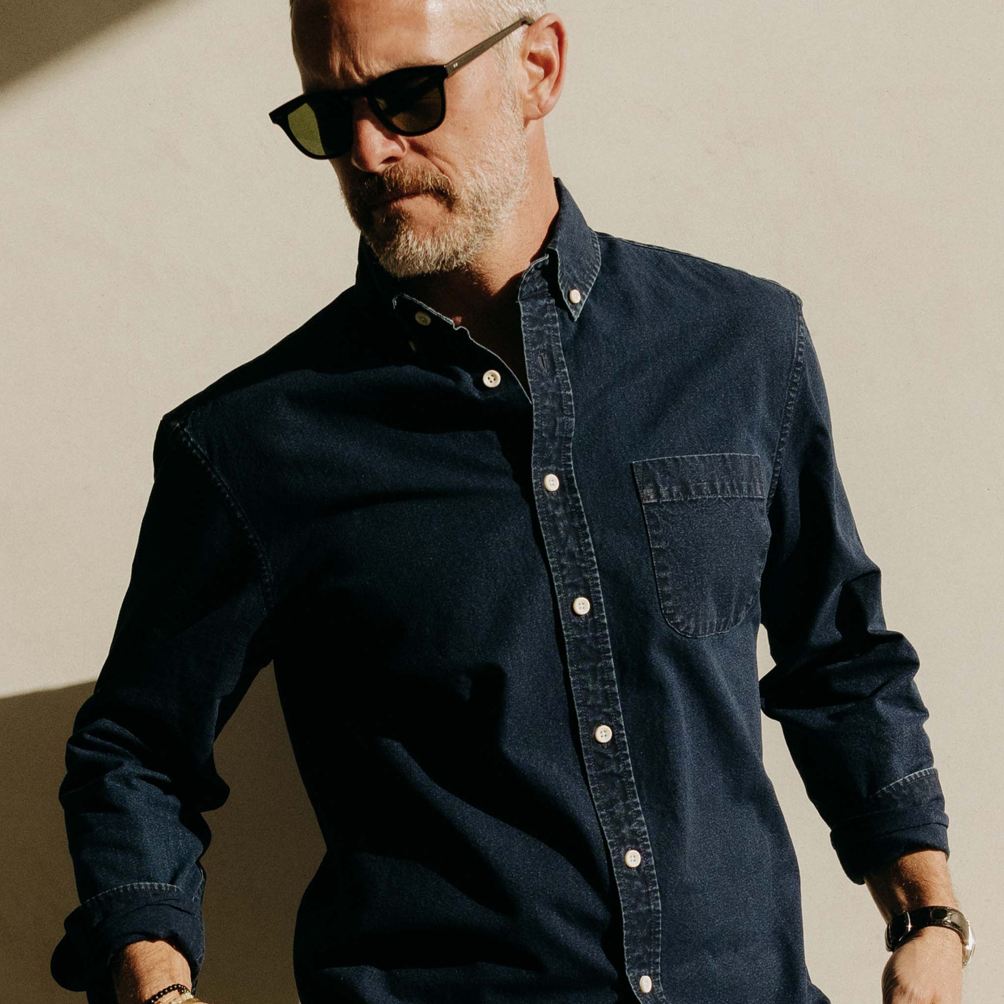 The Jack in Rinsed Indigo Oxford